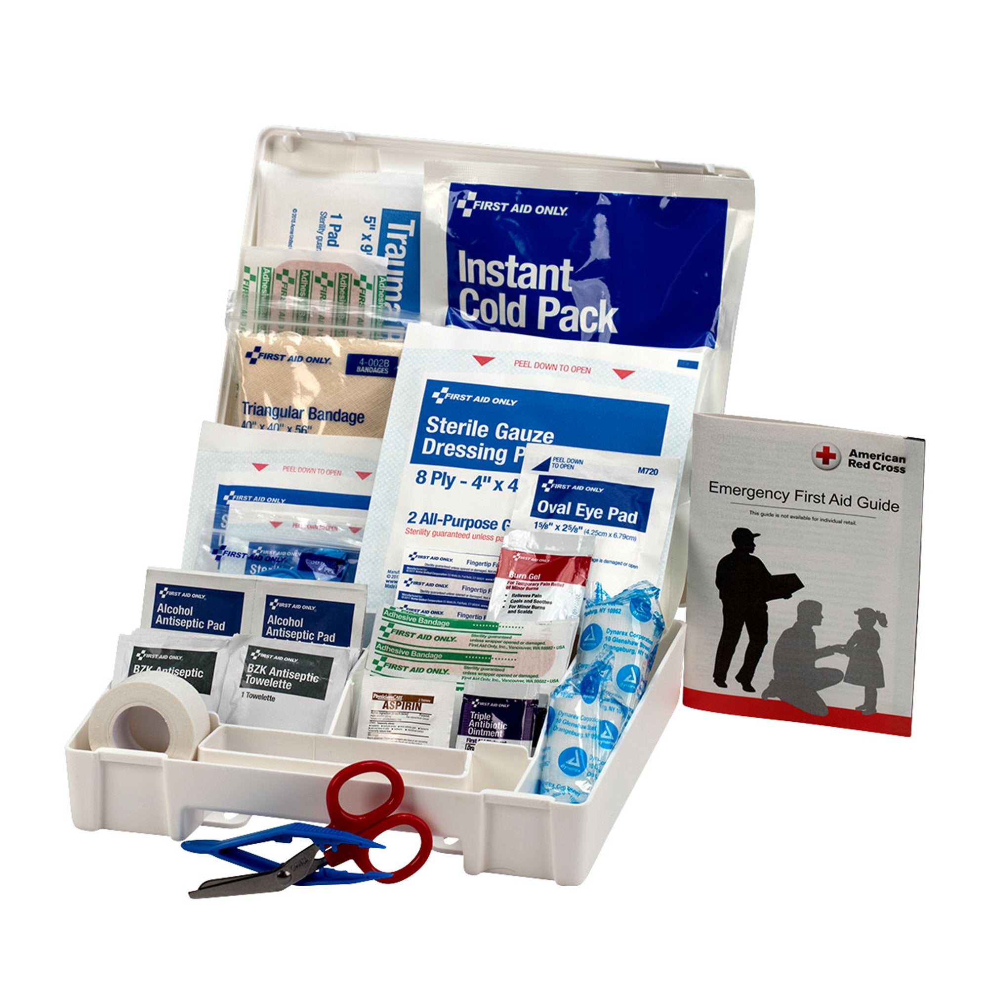 First Aid Kit First Aid Only® 10 Person Plastic Case - image 3