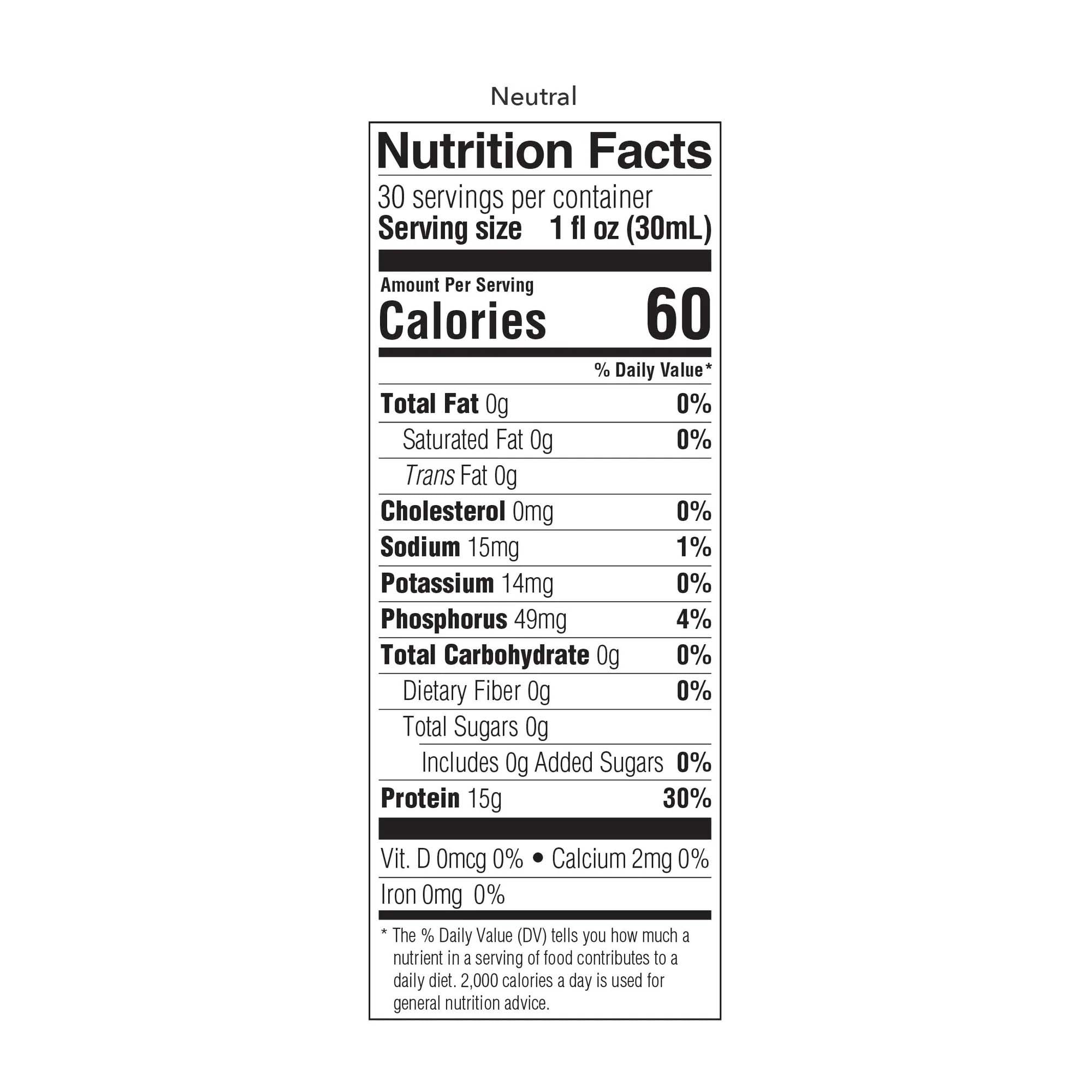 Oral Supplement ProSource™ NoCarb Neutral Flavor Liquid 1 oz. Pouch - image 2