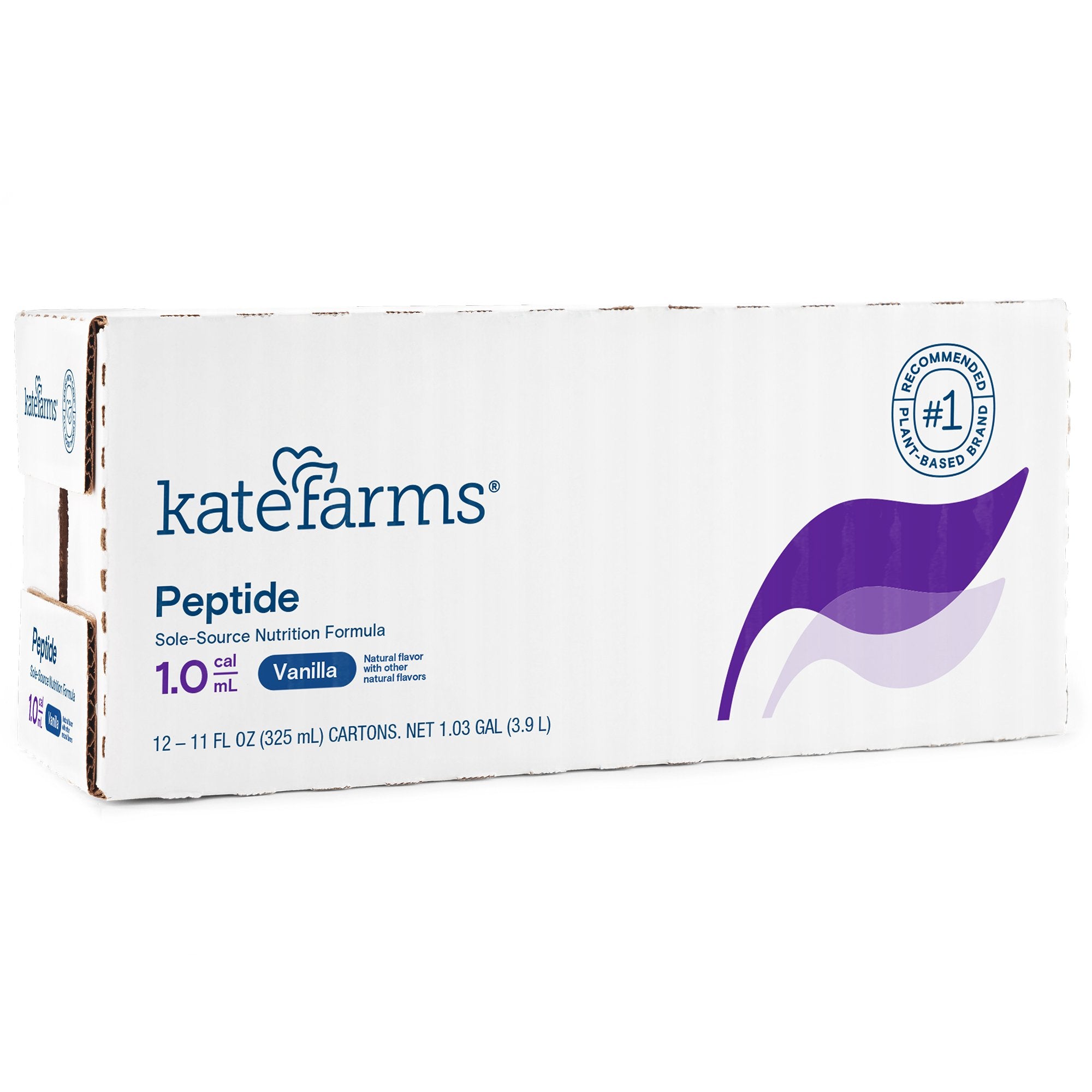 Oral Supplement Kate Farms Peptide 1.0 Vanilla Flavor Liquid 11 oz. Carton - image 5