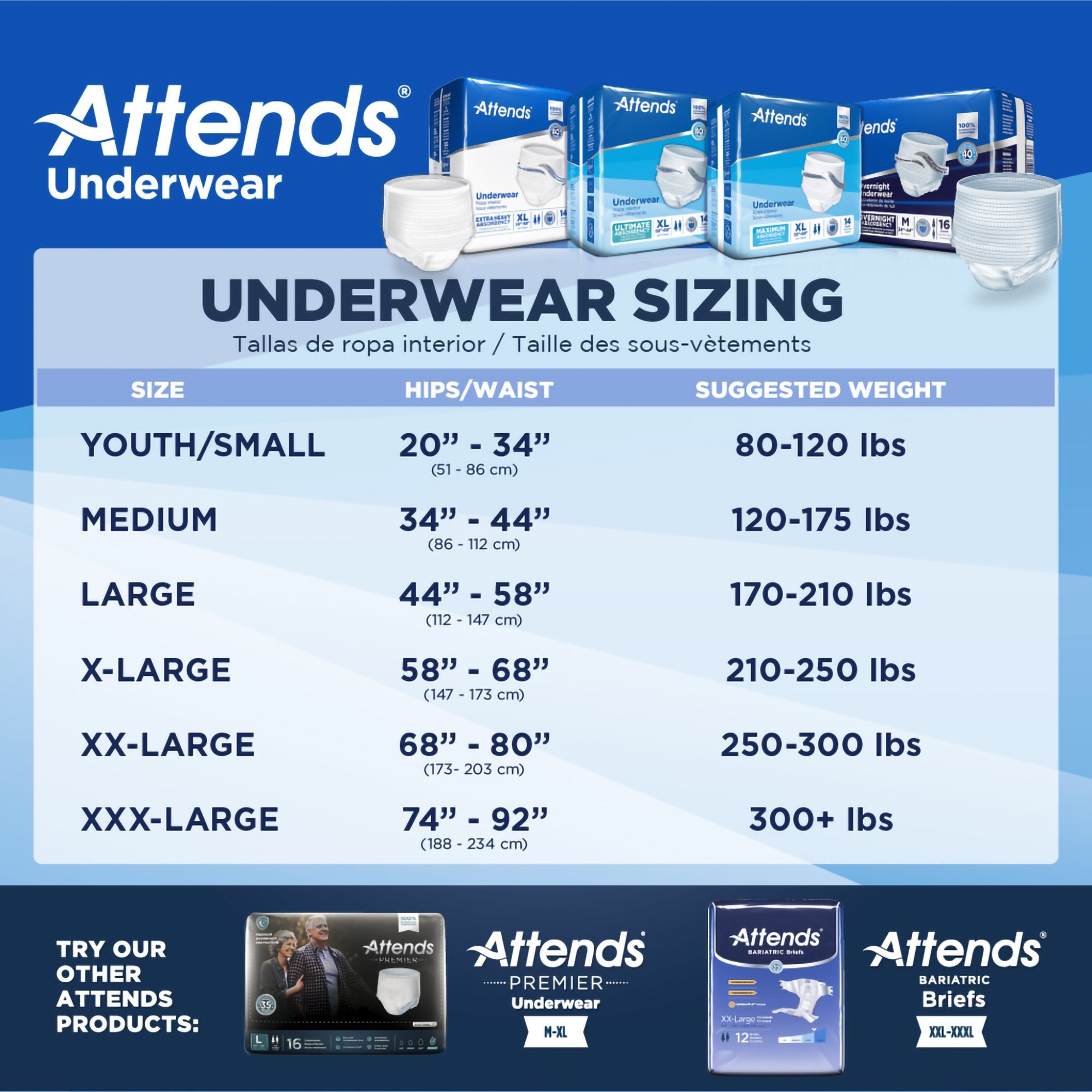 Absorbent Underwear Attends® Care Pull On with Tear Away Seams Adult X-Large Unisex Disposable Heavy Absorbency - image 6