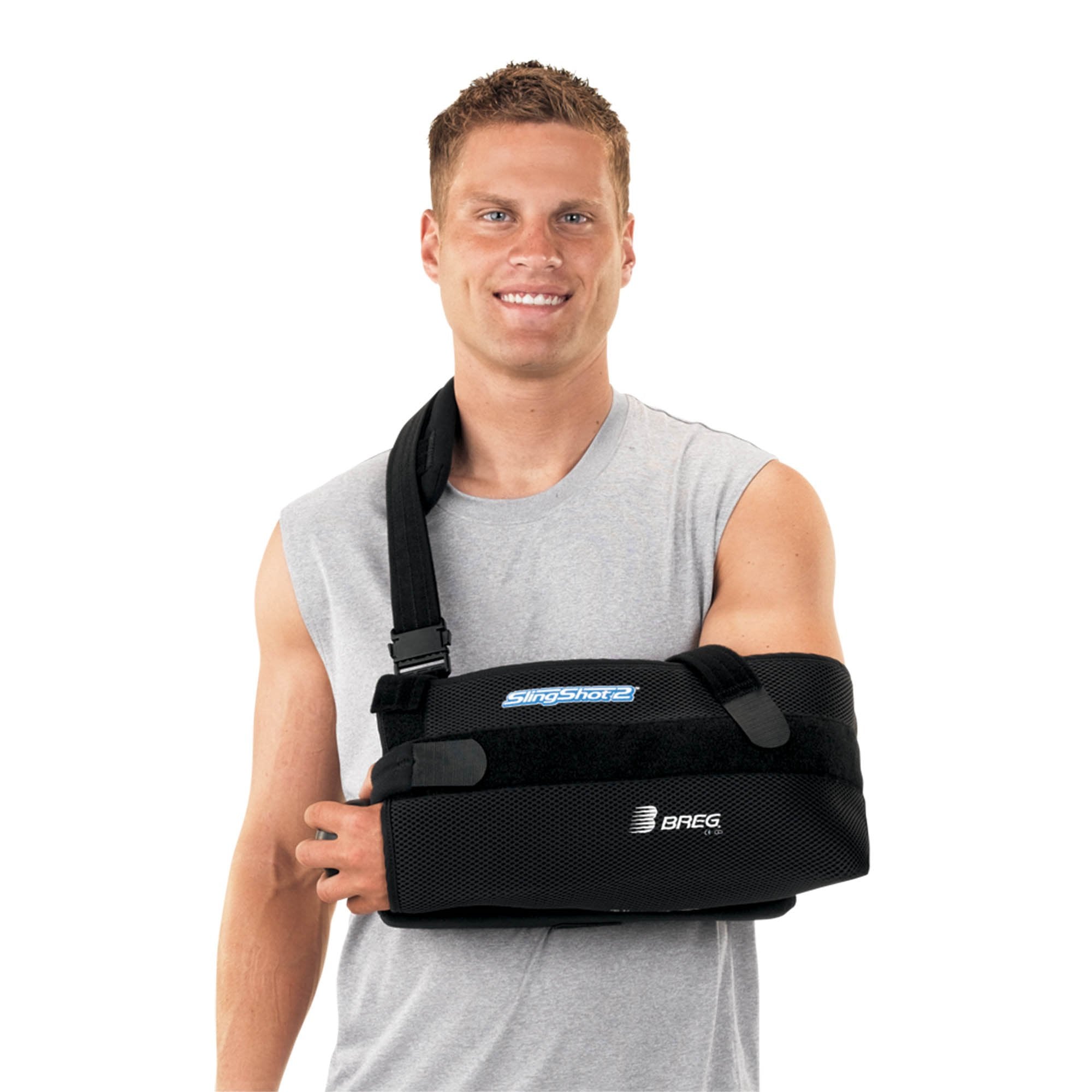 Shoulder Immobilizer SlingShot® 2 Large Airmesh® Left or Right Arm - image 2