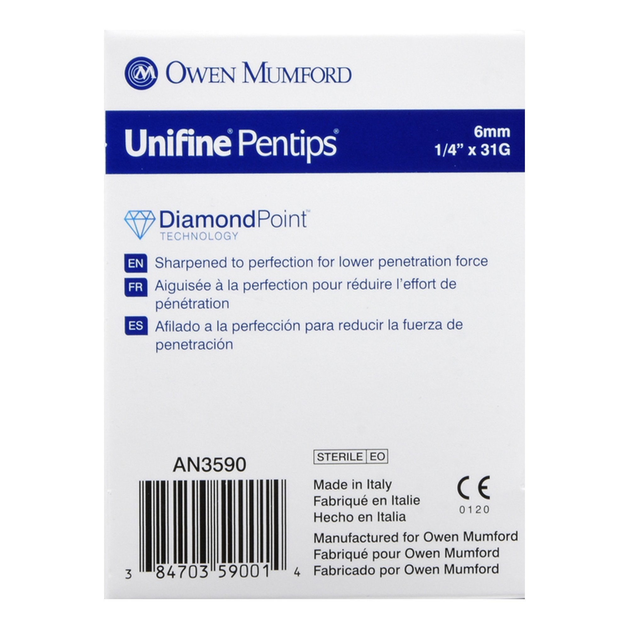Standard Insulin Pen Needle Unifine® Pentips® 31 Gauge 6 mm Length NonSafety - image 4