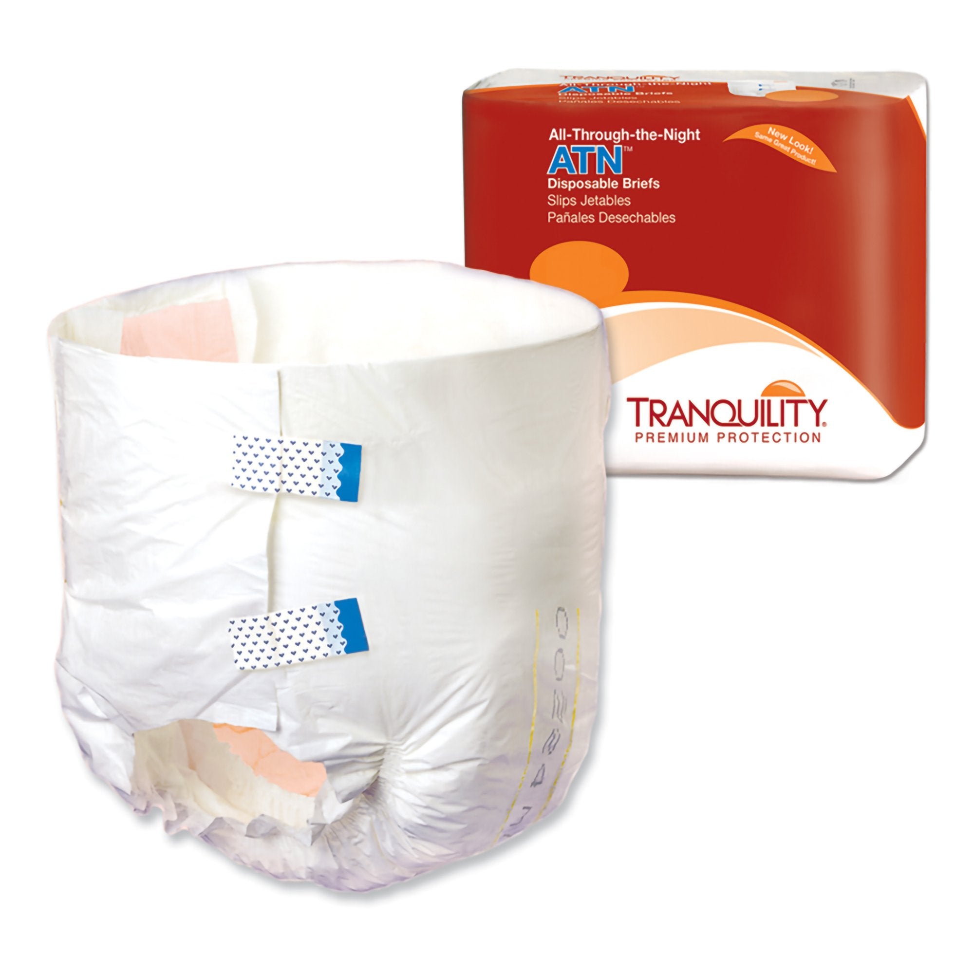 Tranquility ATN Incontinence Briefs XL, Heavy Absorbency - 12 Pack
