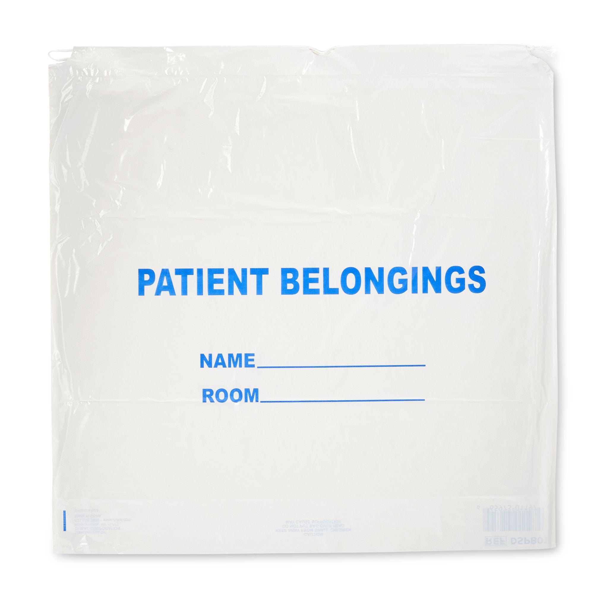 Dukal® Patient Belongings Bag, White