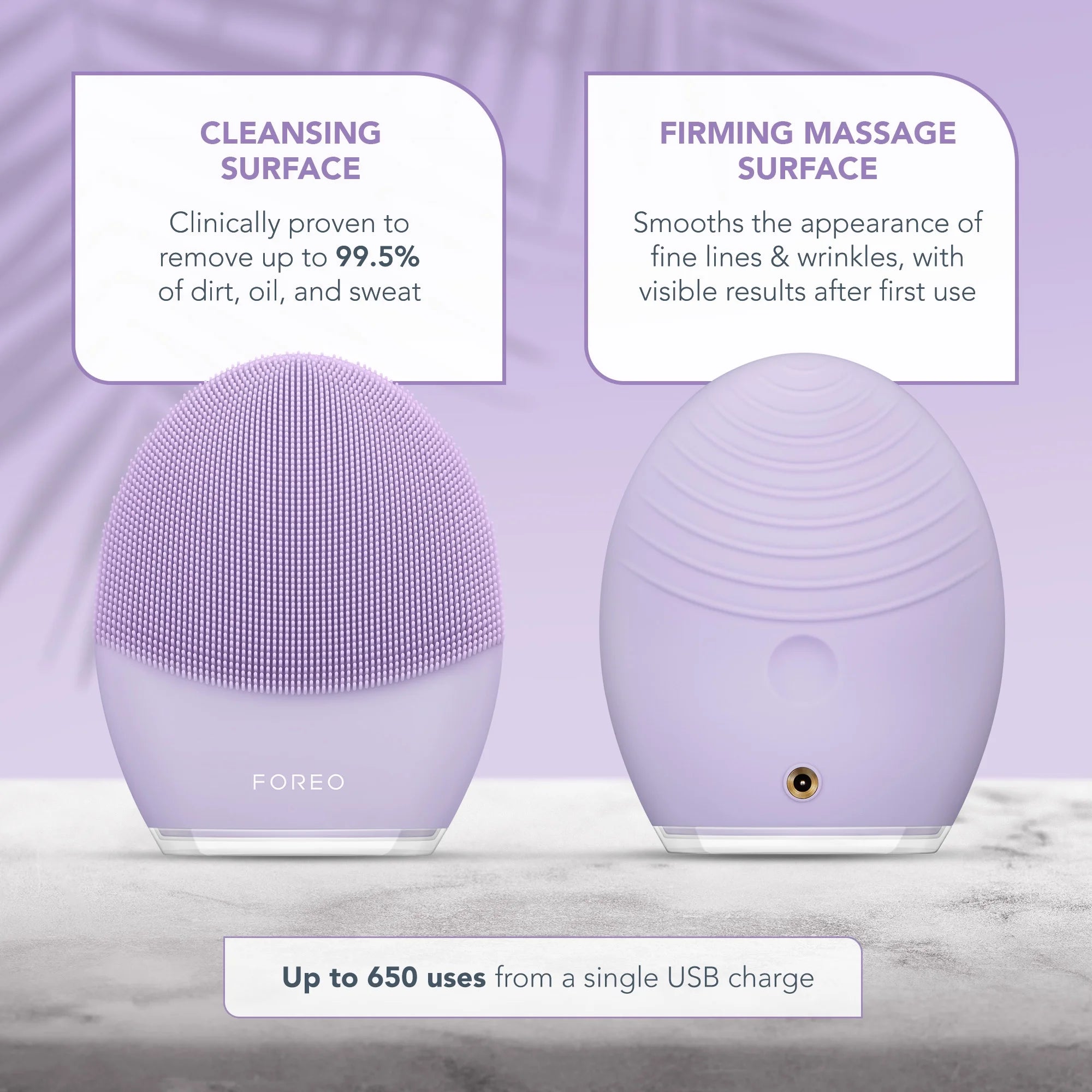 Foreo LUNA 3 Smart Sonic Facial Cleanser & Massager, for Sensitive Skin
