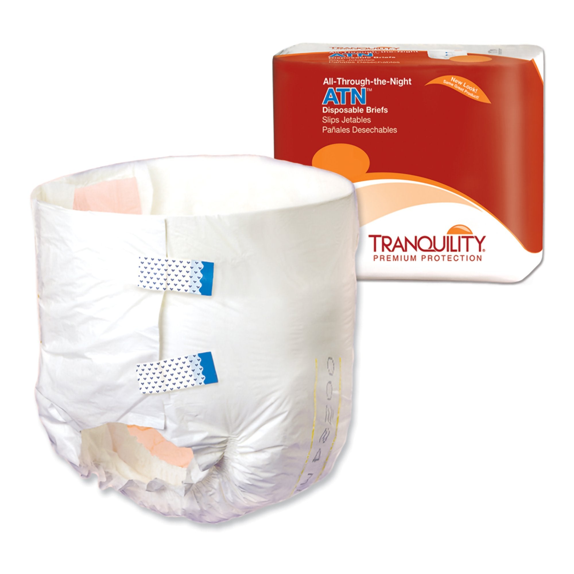 Tranquility® ATN Small Incontinence Briefs - Max Absorbency 10-Pack
