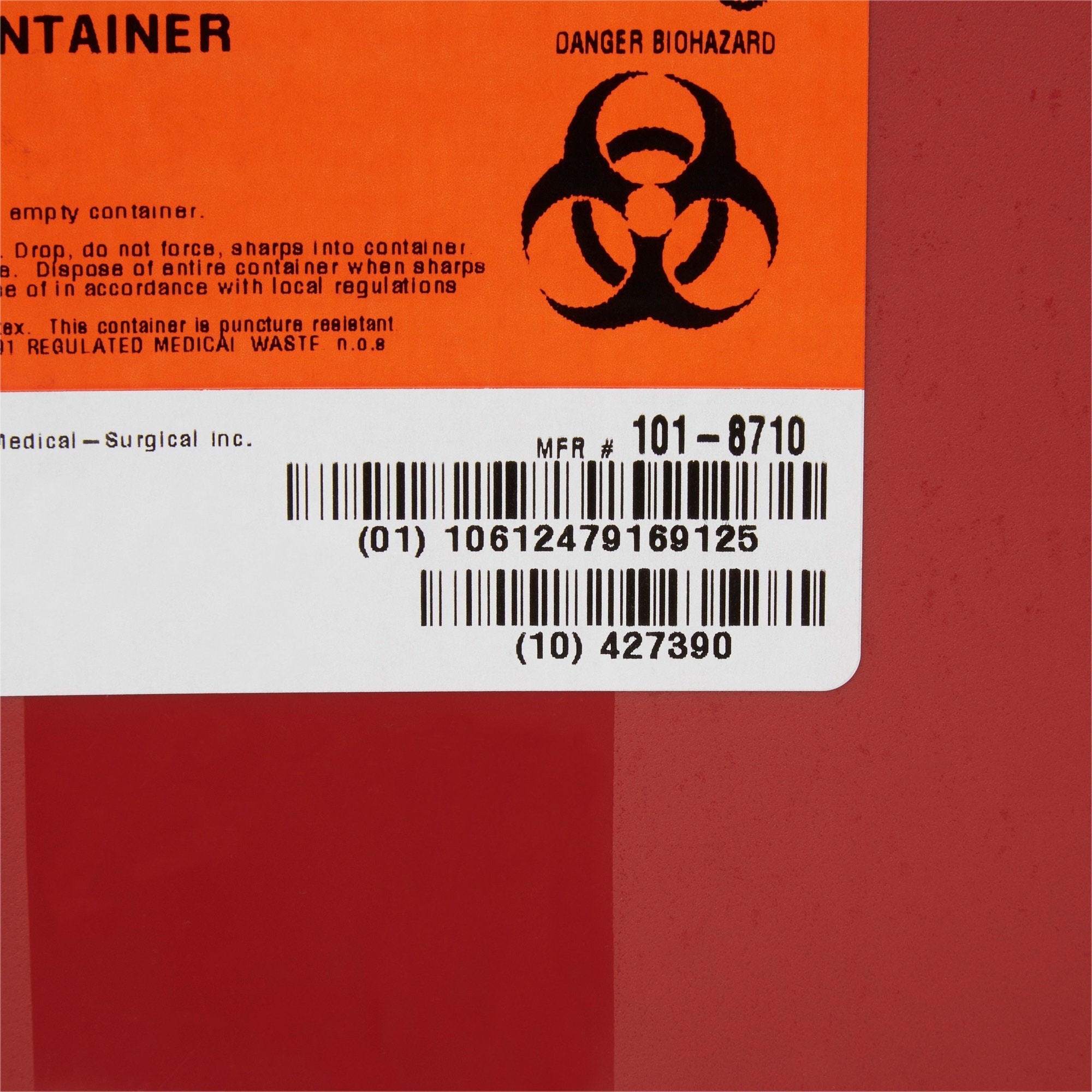 McKesson Prevent® Multi-purpose Sharps Container, 3 Gallon, 13-1/2 x 12-1/2 x 6 Inch (12 Units)