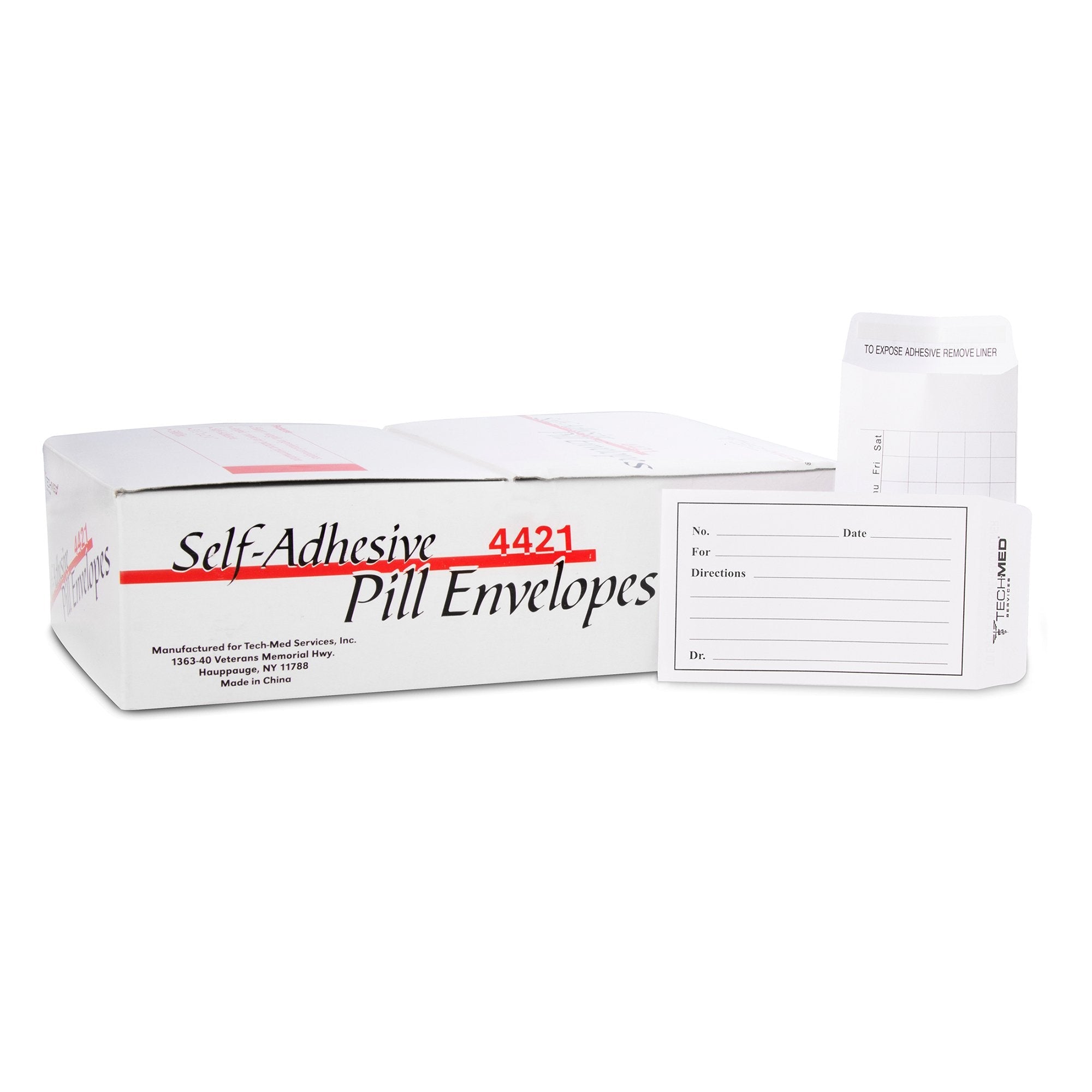 Tech-Med® Pill Envelope, 3-/2 x 2-1/4 Inch (500 Units)