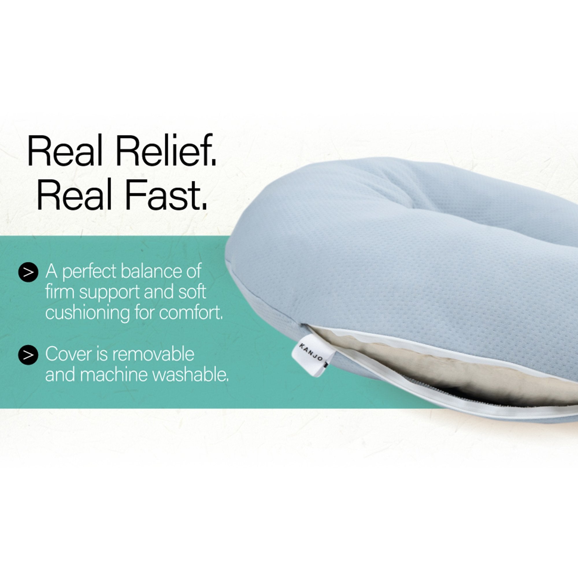 Kanjo Acid Reflux and Pain Relief C Pillow (3 Units)