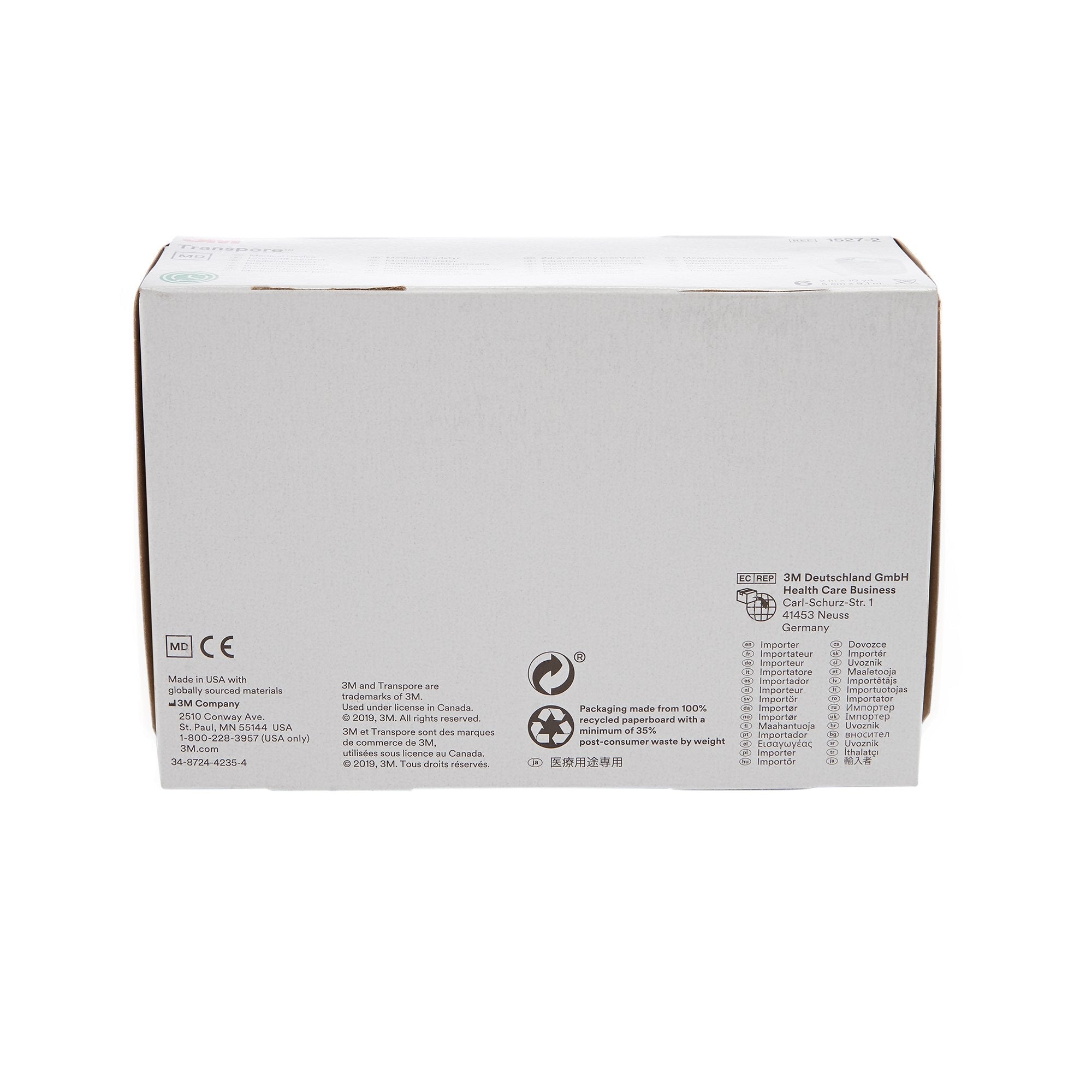 3M™ Transpore™ Plastic Medical Tape, 2 Inch x 10 Yard, Transparent (6 Units)