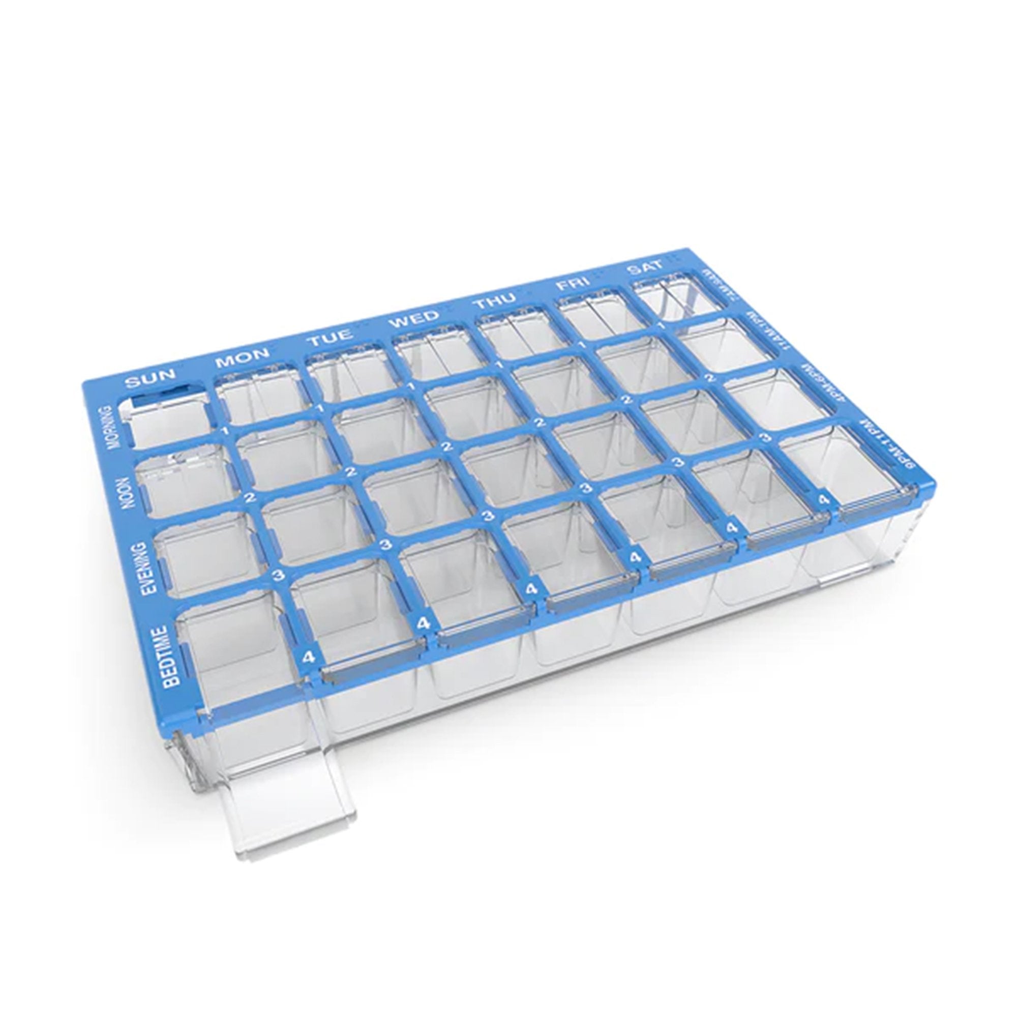 Pill Organizer Pharmadose® Locking Pill Planner Small 7 Day 4 Dose - image 3
