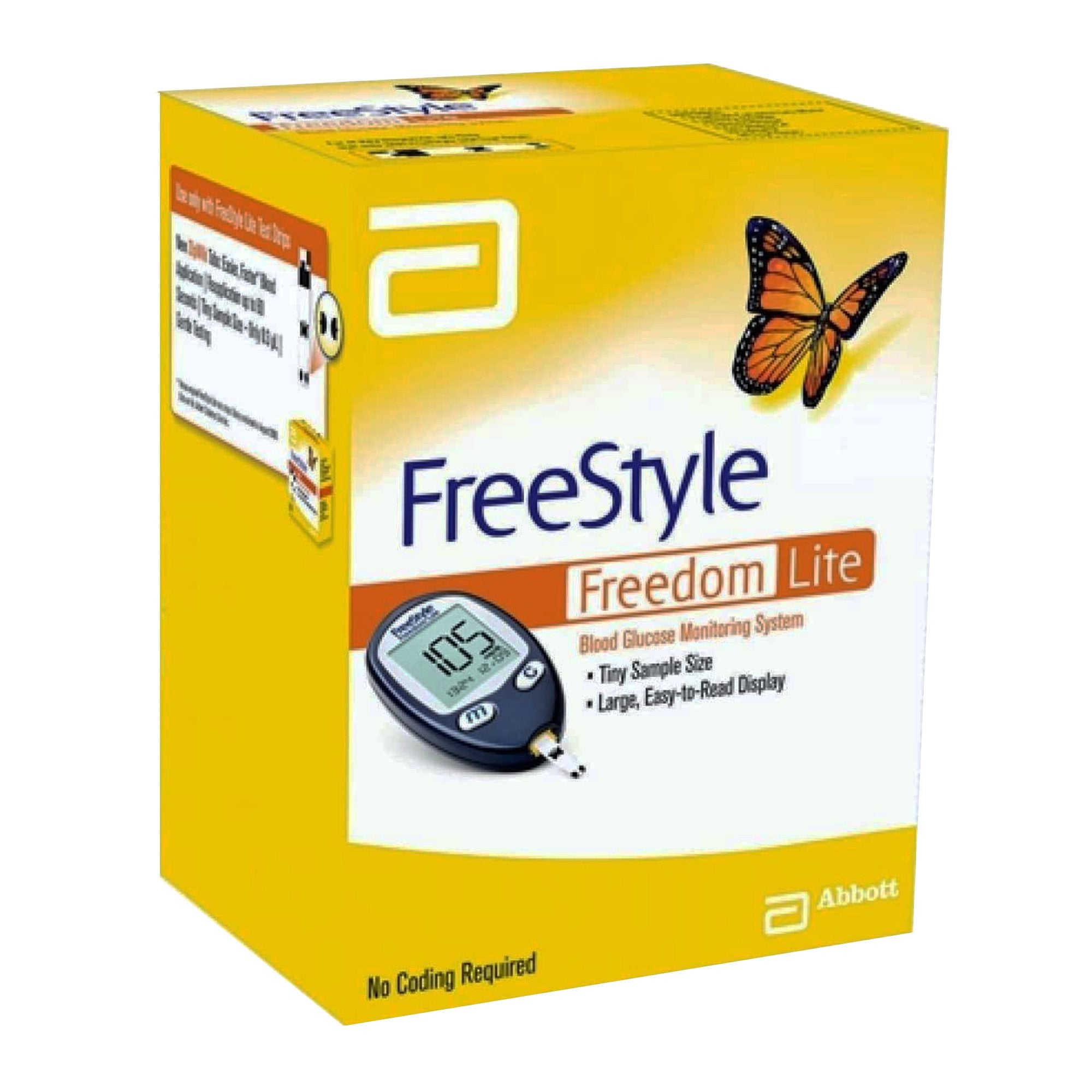 Blood Glucose Meter FreeStyle® Lite 5 Second Results Stores up to 400 Results No Coding Required - image 2