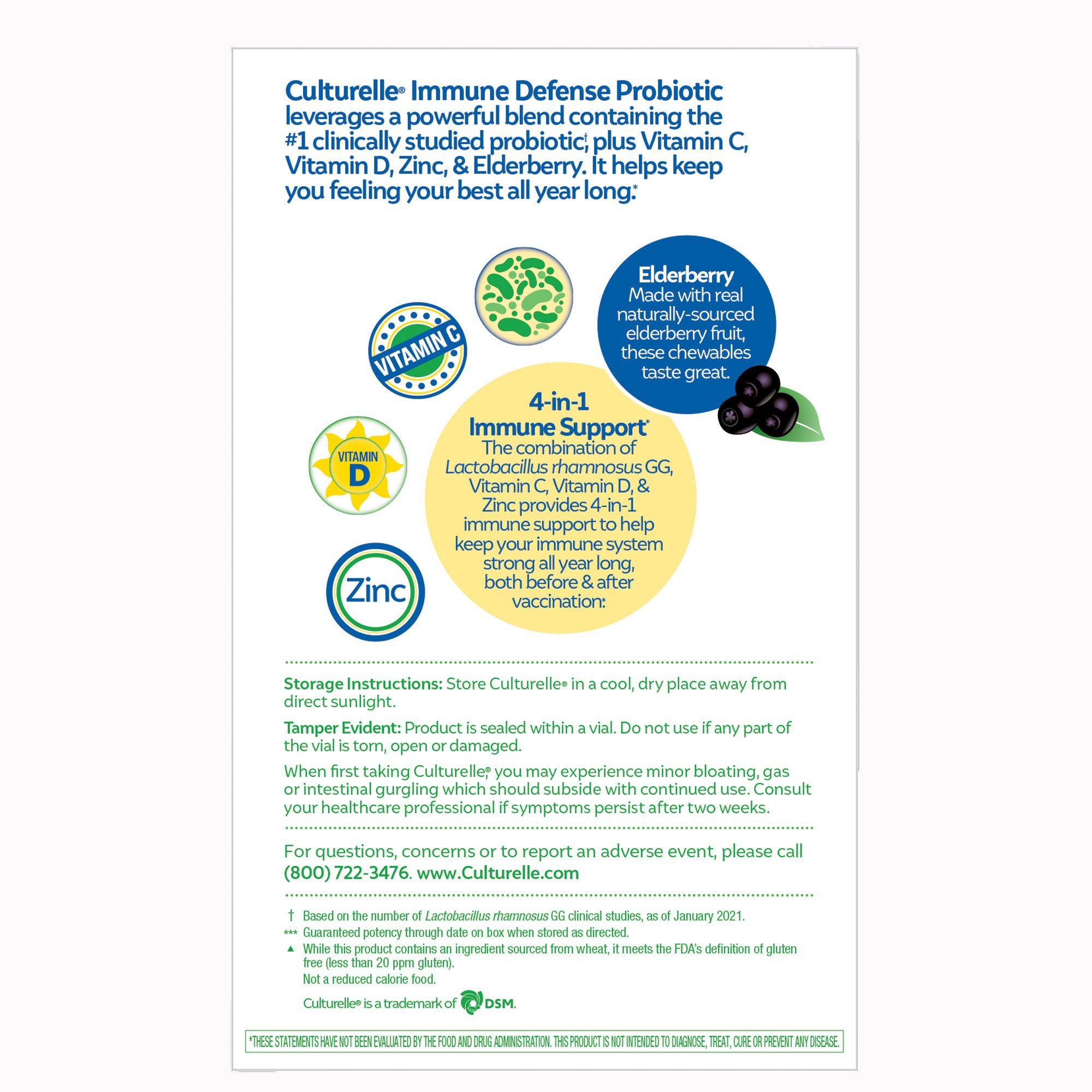 Probiotic Dietary Supplement Culturelle® 28 per Box Chewable Tablet - image 4