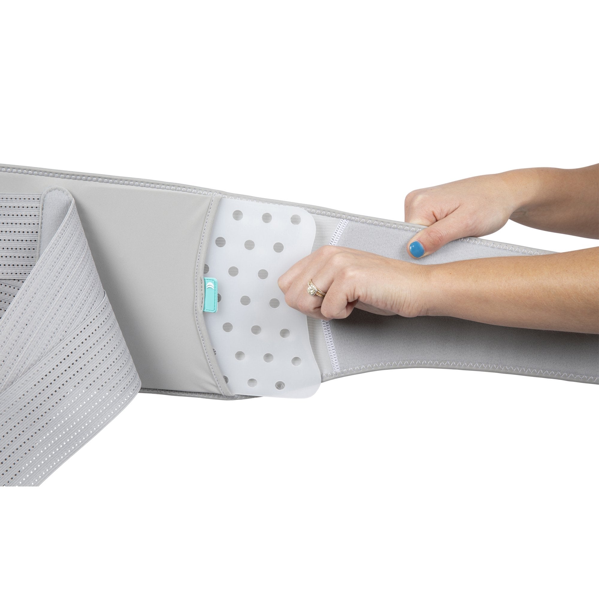 Maternity Support Belt NINER Premium Medium Hook and Loop Closure 32 to 40 Inch Under Belly Circumference / 4 to 8 Pre-Pregnancy Pant Size Adult - image 4