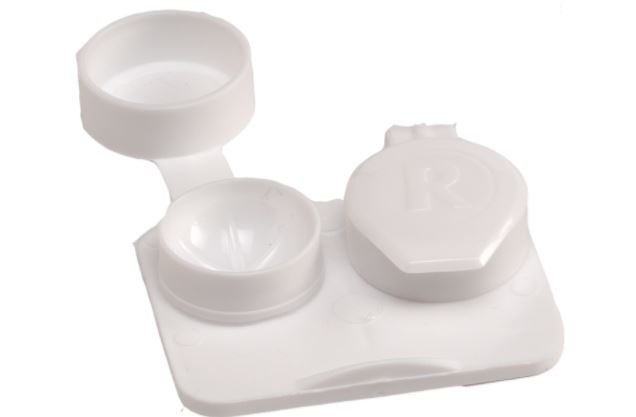 HilcoVision™ White Contact Lens Case