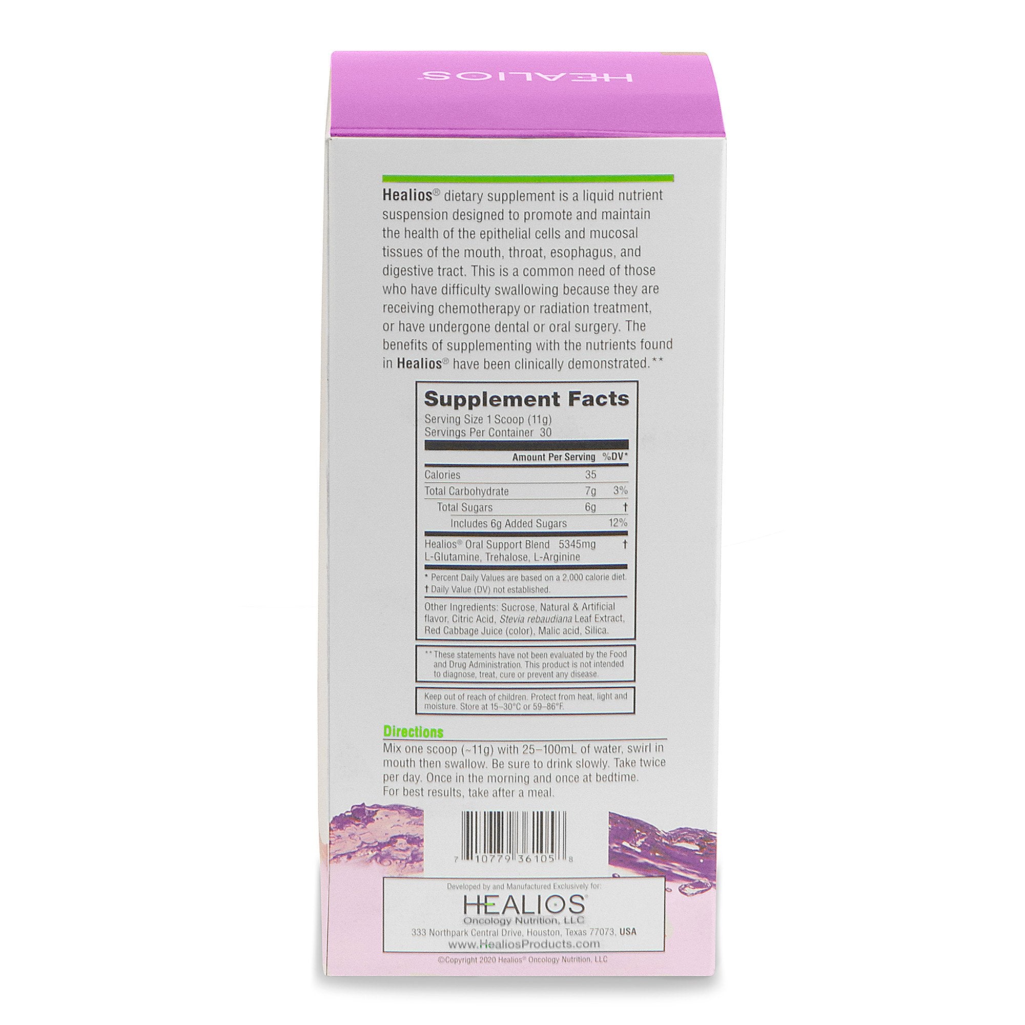 Oral Supplement Healios® Grape Flavor Powder 11.64 oz. Jar - image 7