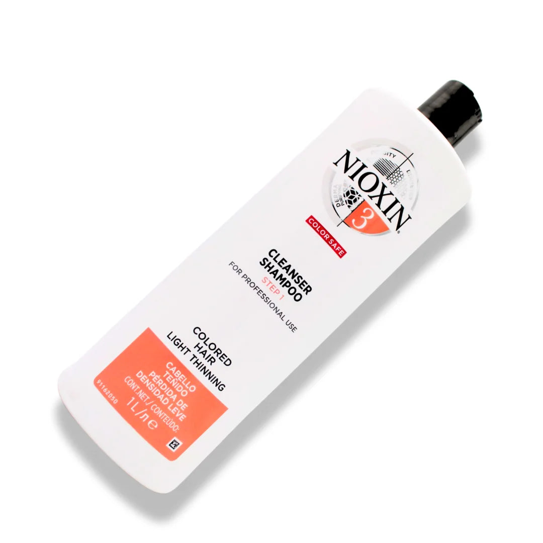 Nioxin System 3 Cleanser Shampoo, for Light Thinning Colored Hair, 33.8 Oz