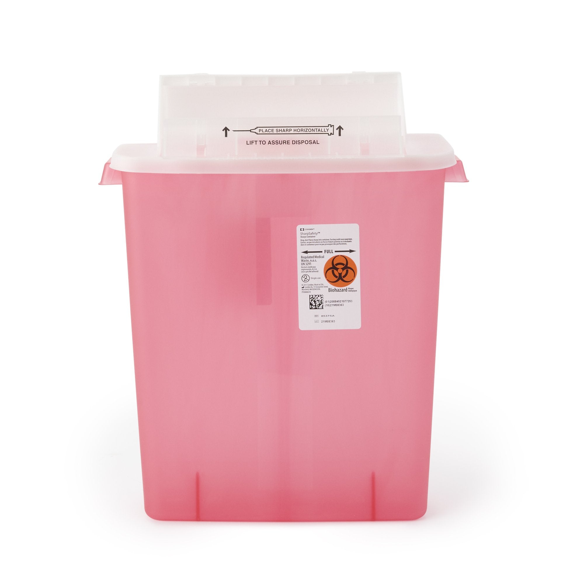 SharpStar™ In-Room™ Multi-purpose Sharps Container, 3 Gallon, 16½ x 13¾ x 6 Inch (10 Units)