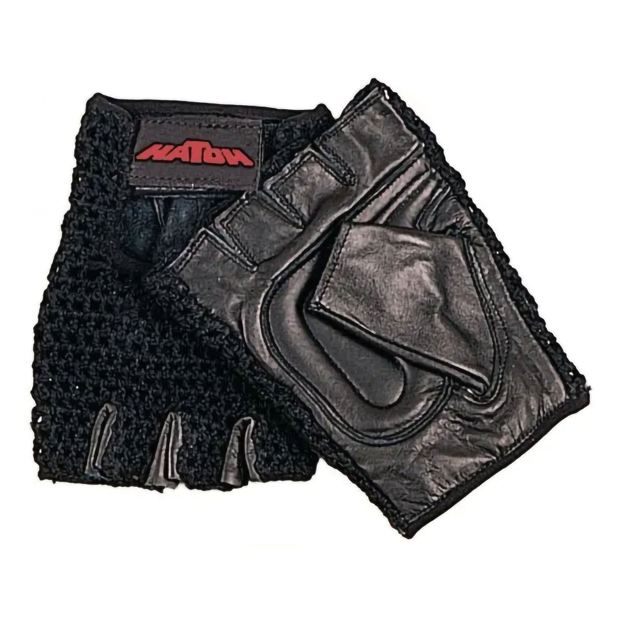 Push Gloves Hatch Fingerless Large Black Hand Specific Style (1 Unit)