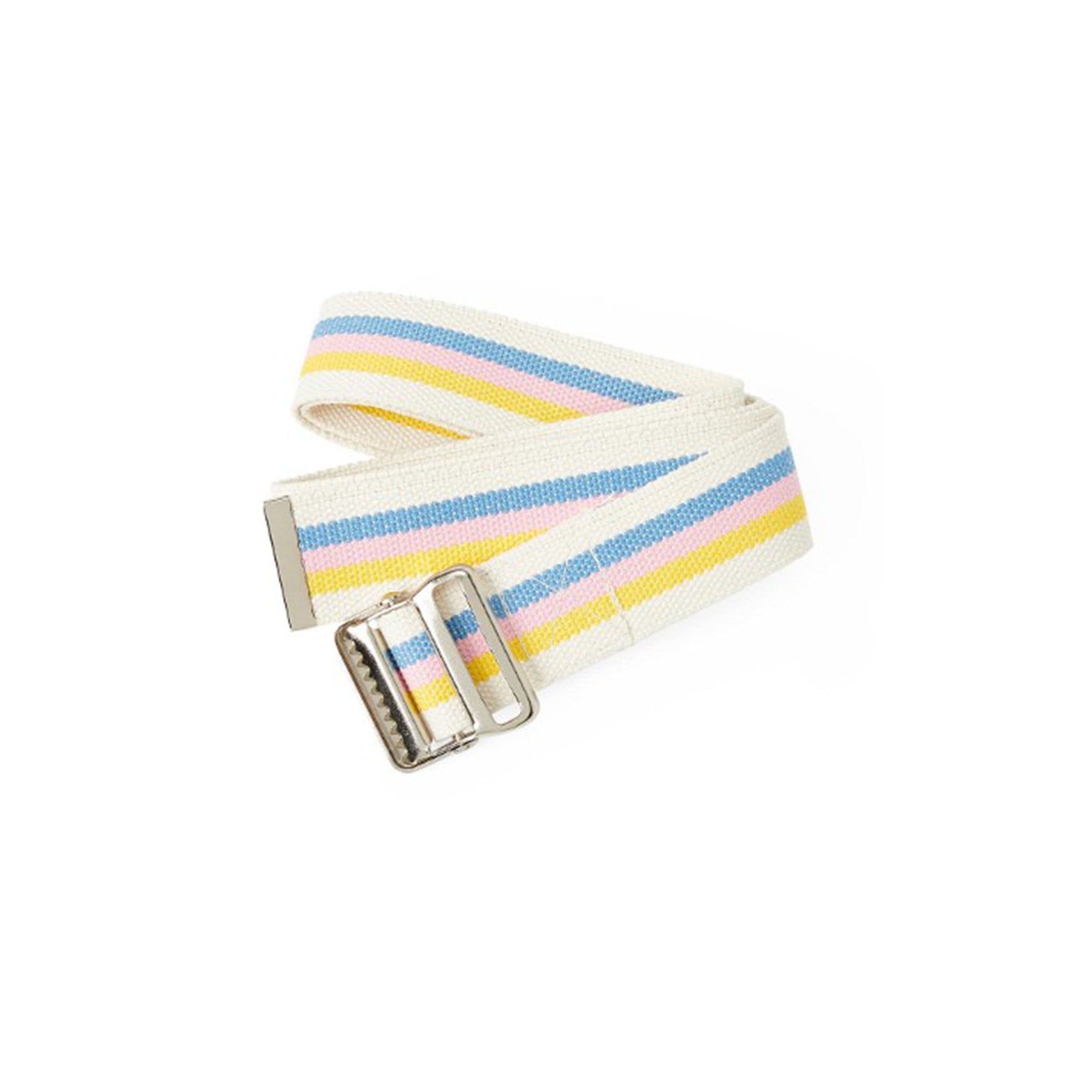 Gait Belt 60 Inch Length Pastel Stripe Cotton - image 2