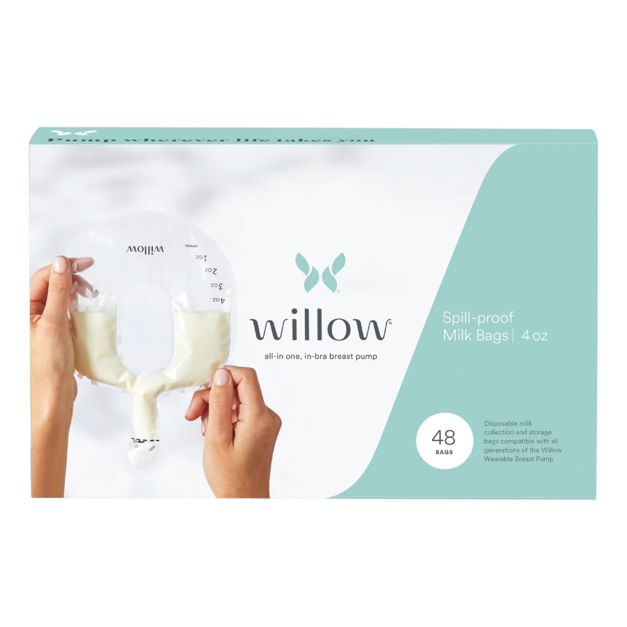 Breast Milk Storage Bag Willow® 3.0 4 oz. Plastic Clear - image 2