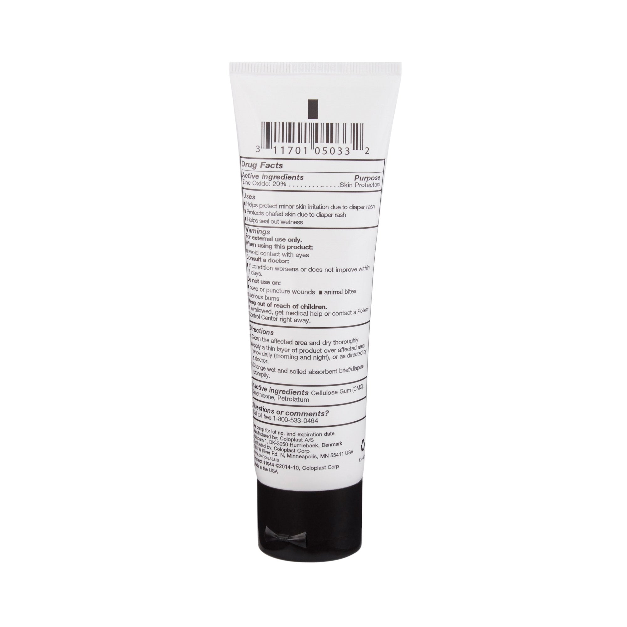 Skin Protectant Critic-Aid® 2.5 oz. Pump Tube Unscented Paste CHG Compatible - image 2