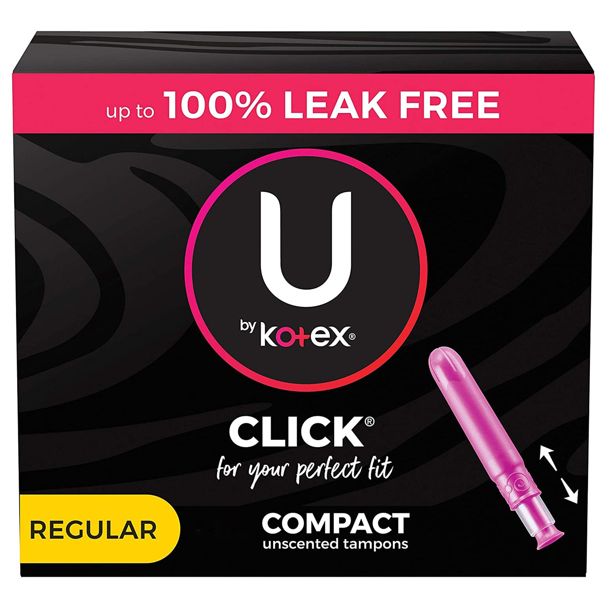 U By Kotex® Click® Compact Tampons, Regular (16 Units)