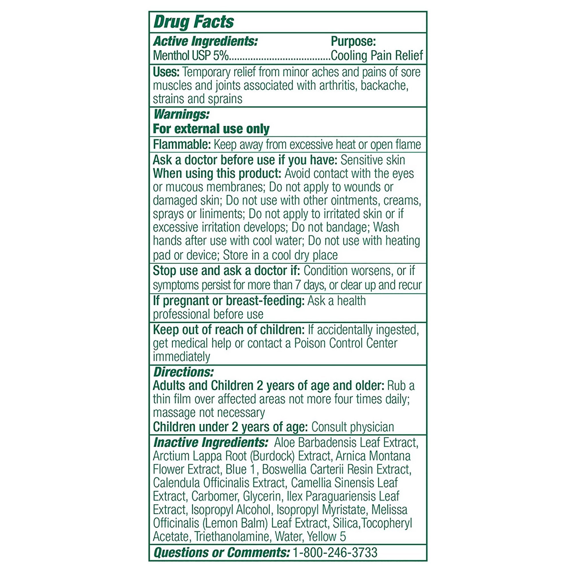 Topical Pain Relief Biofreeze® Professional 5% Strength Menthol Topical Gel 16 oz. - image 2