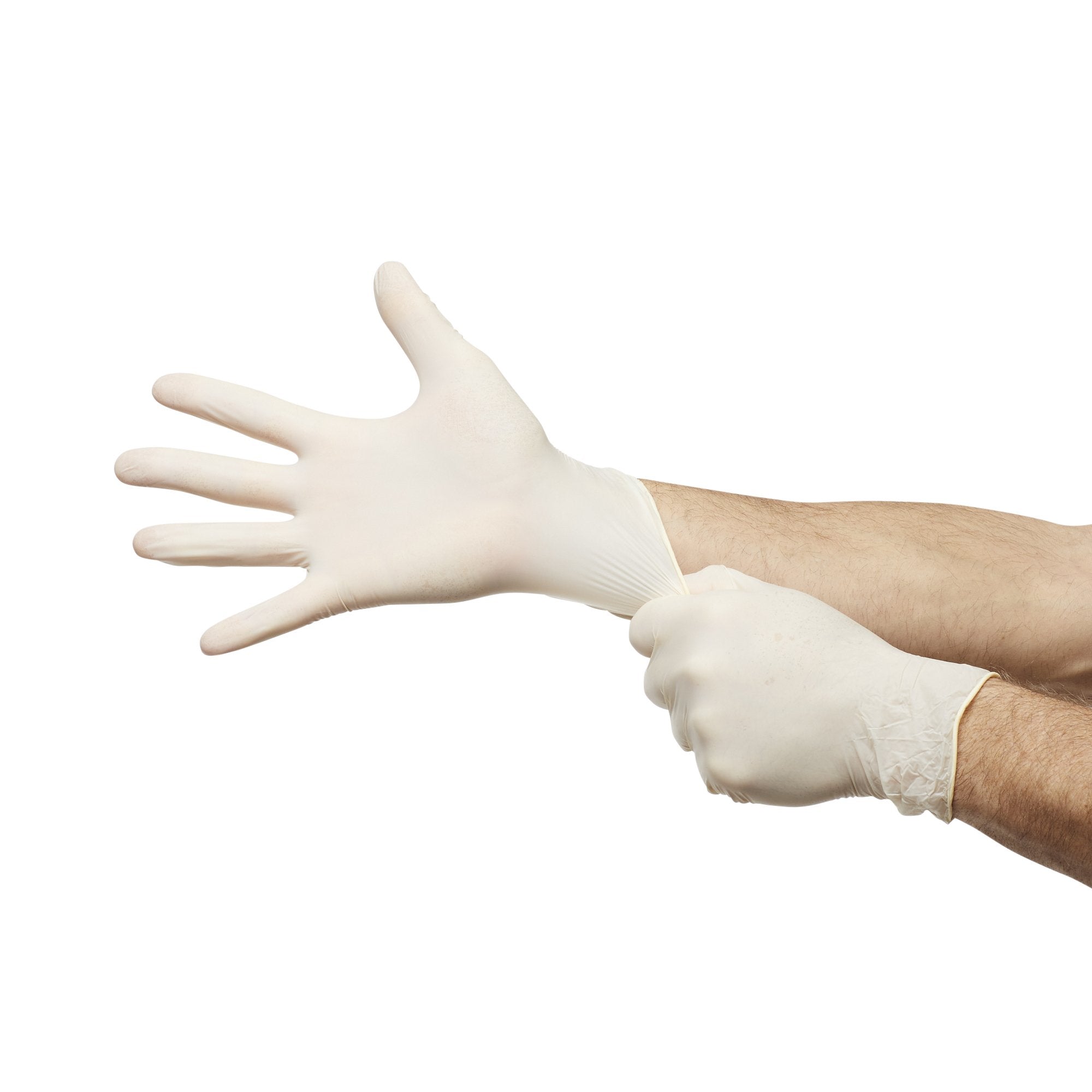 Trilon 2000® PF with MC3® Stretch Vinyl Standard Cuff Length Exam Glove, Medium, Ivory (100 Units)