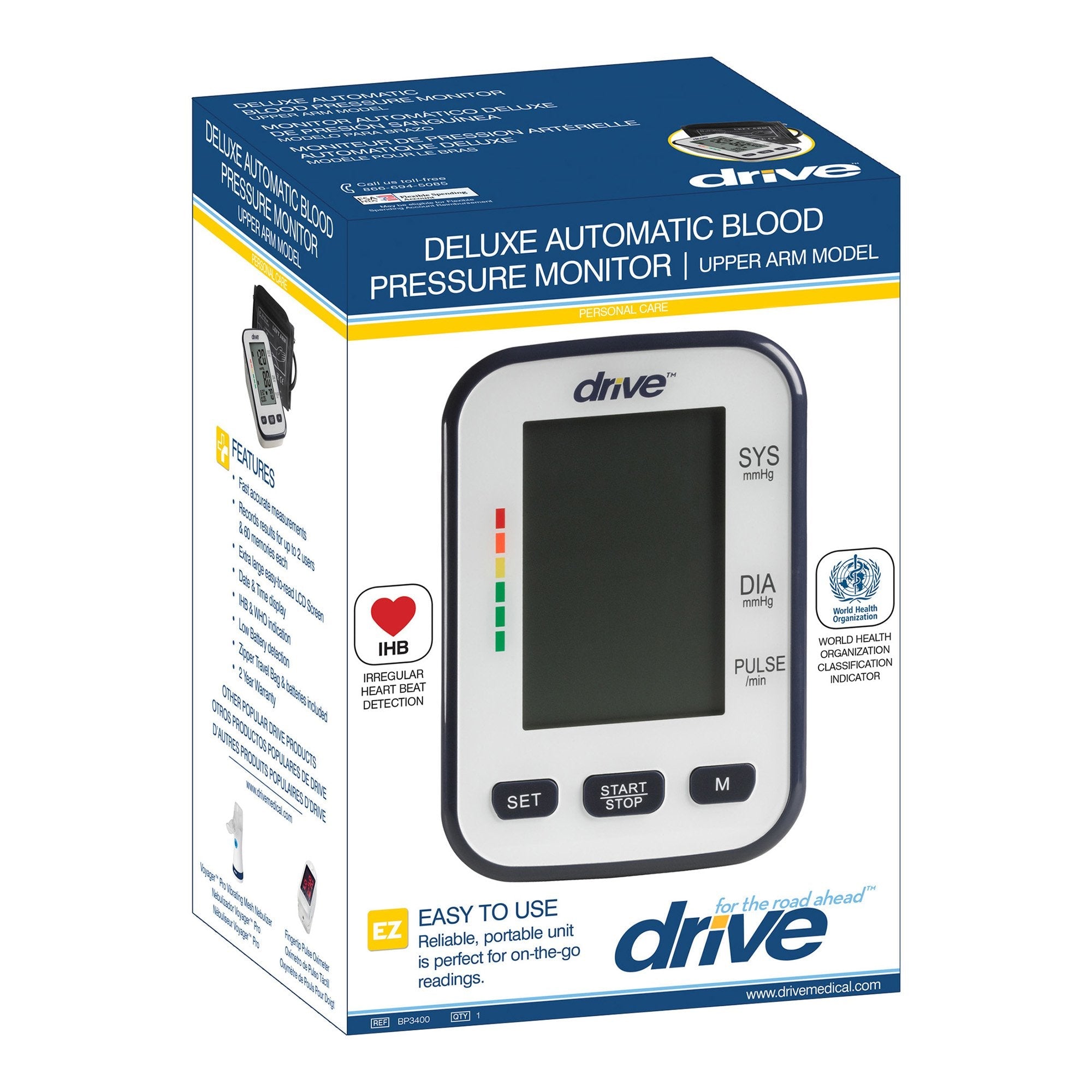 drive Medical Digital Blood Pressure Monitoring Unit (1 Unit)