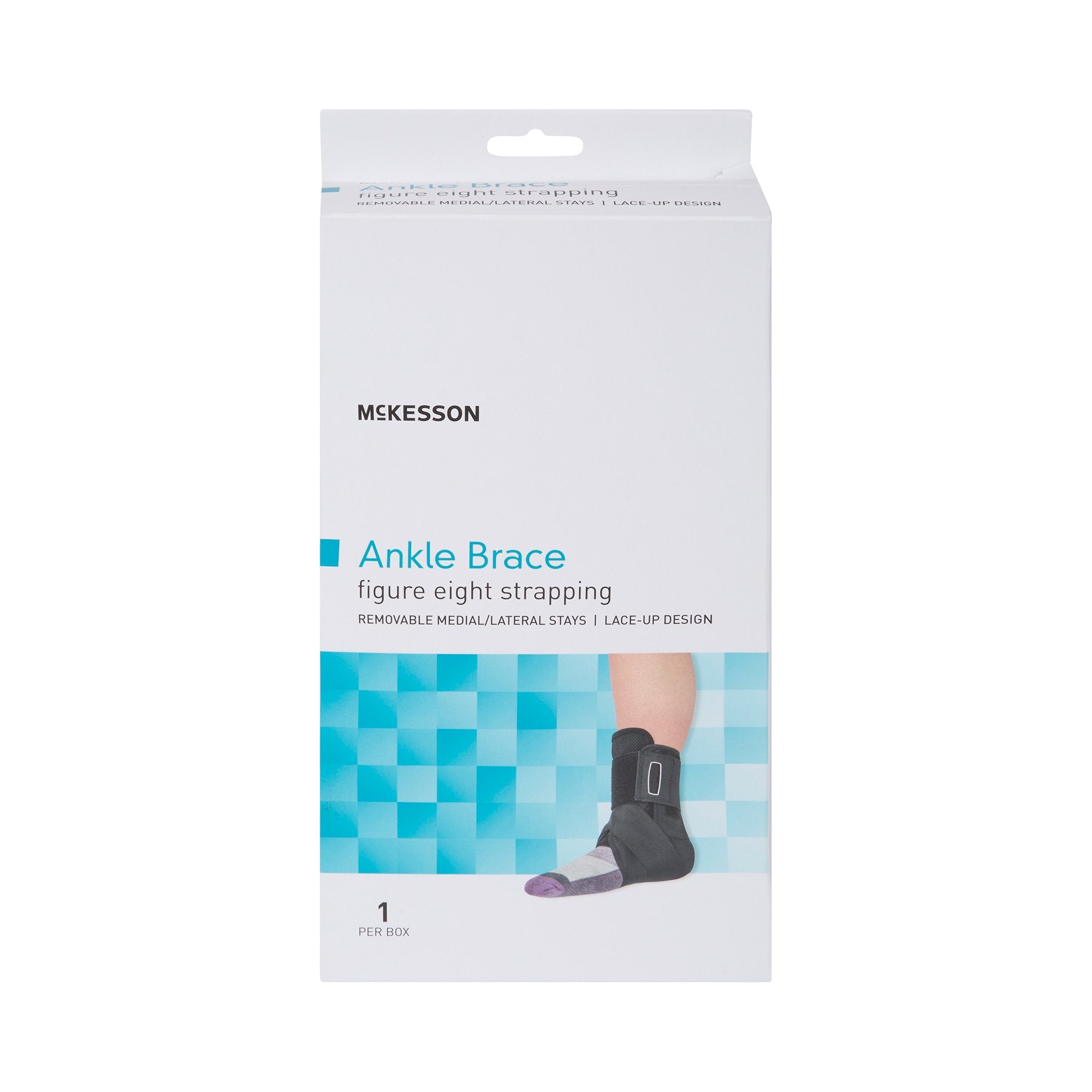 McKesson Low Profile / Open Heel / Open Toe Ankle Brace, Extra Small (1 Unit)