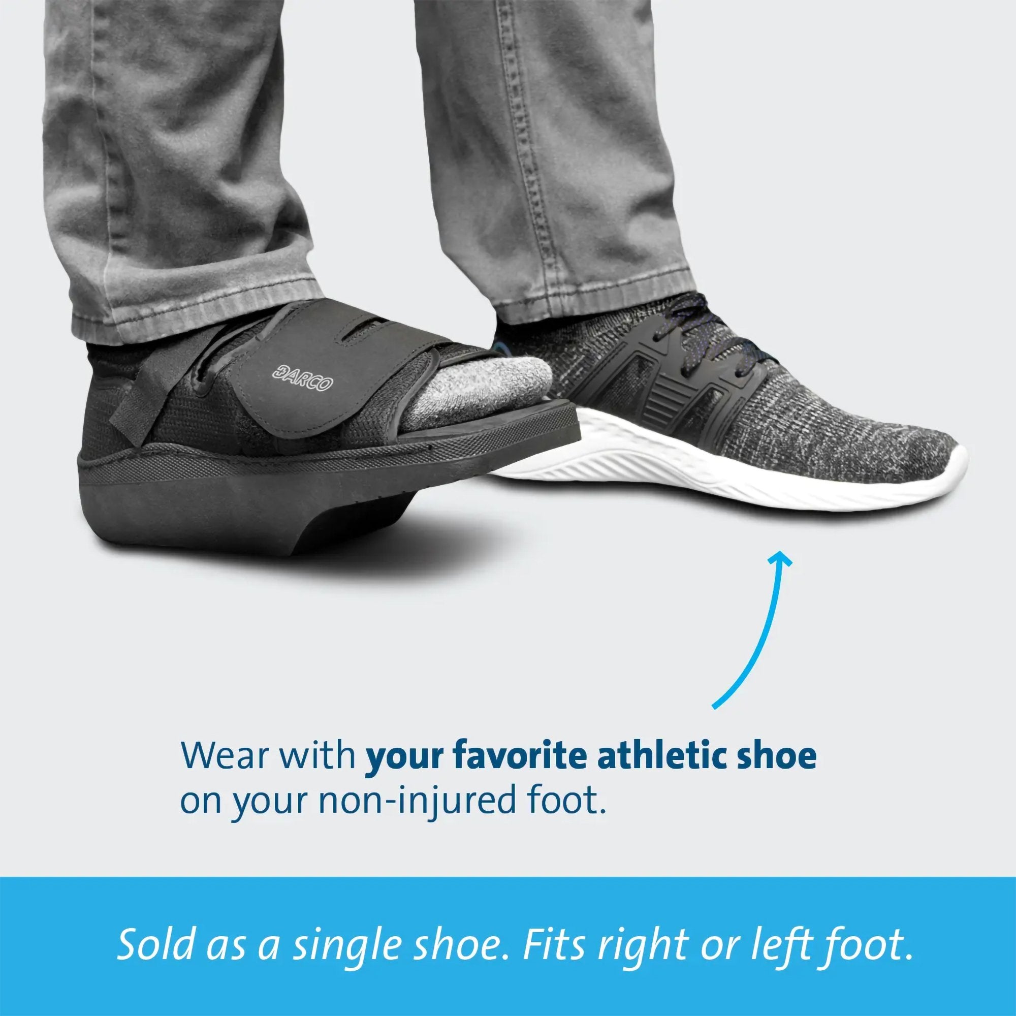 Post-Op Shoe Darco® OrthoWedge™ X-Large Male Black - image 5