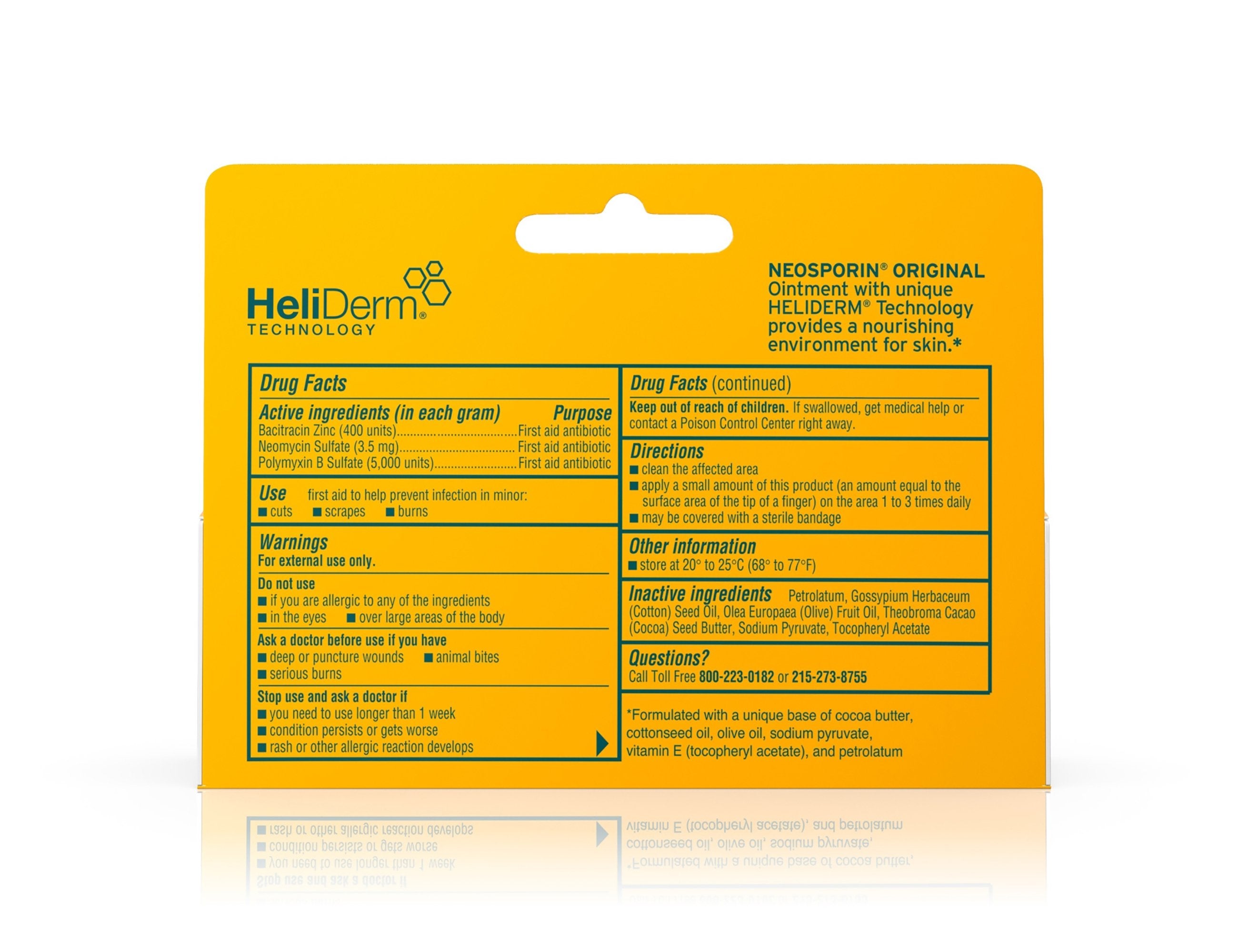 First Aid Antibiotic Bacitracin / Neomycin / Polymyxin B Neosporin® Ointment 1 oz. Tube - image 3