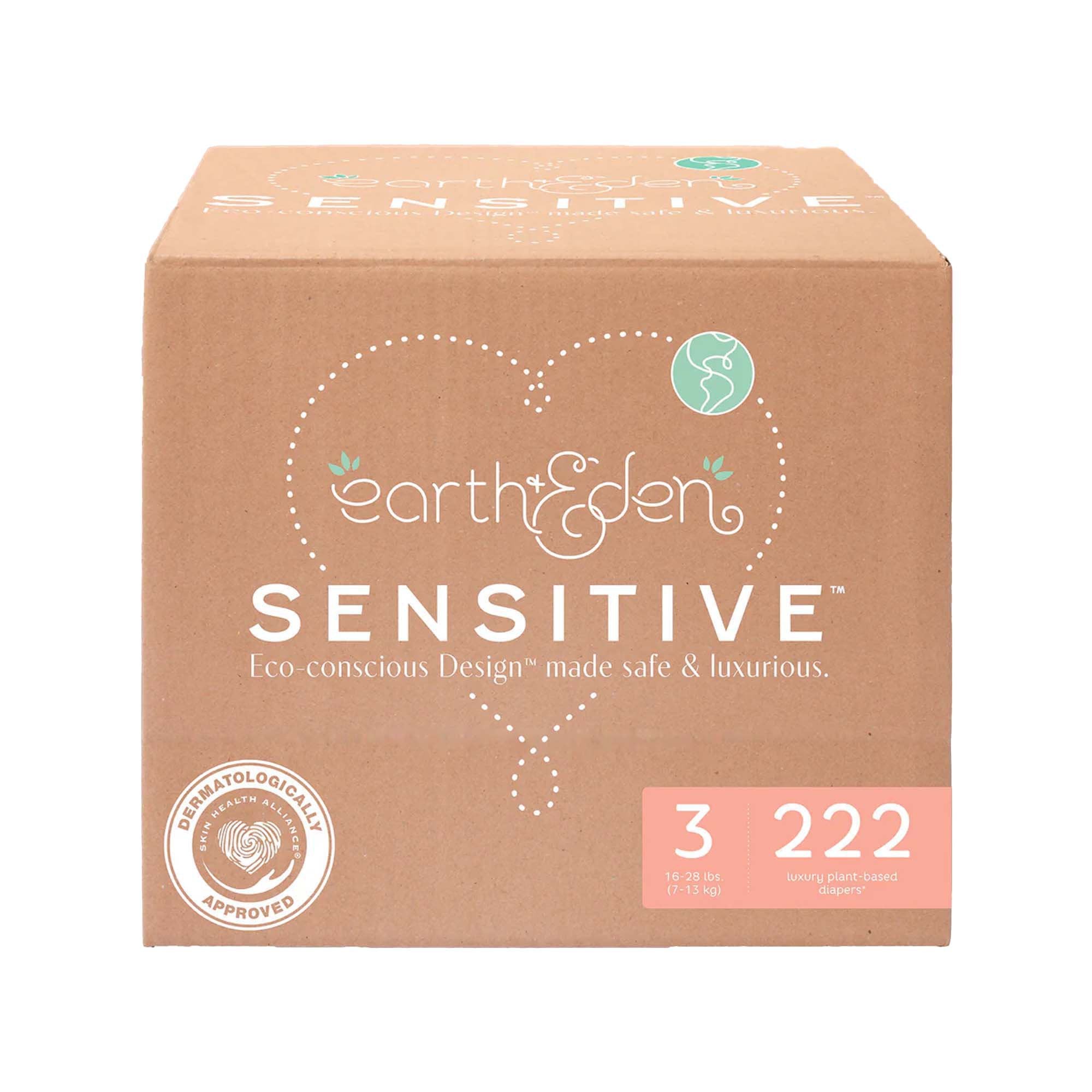 Unisex Baby Diaper Earth & Eden Size 3 Disposable Heavy Absorbency