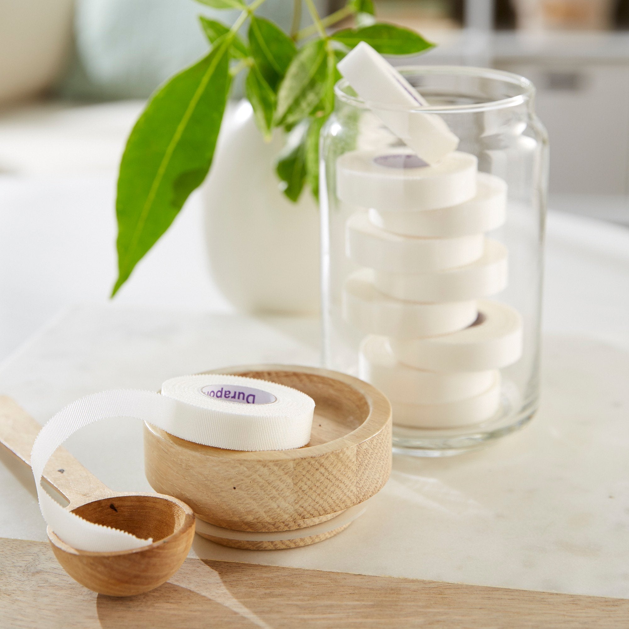 3M™ Durapore™ Silk-Like Cloth Medical Tape, 1/2 Inch x 10 Yard, White (24 Units)