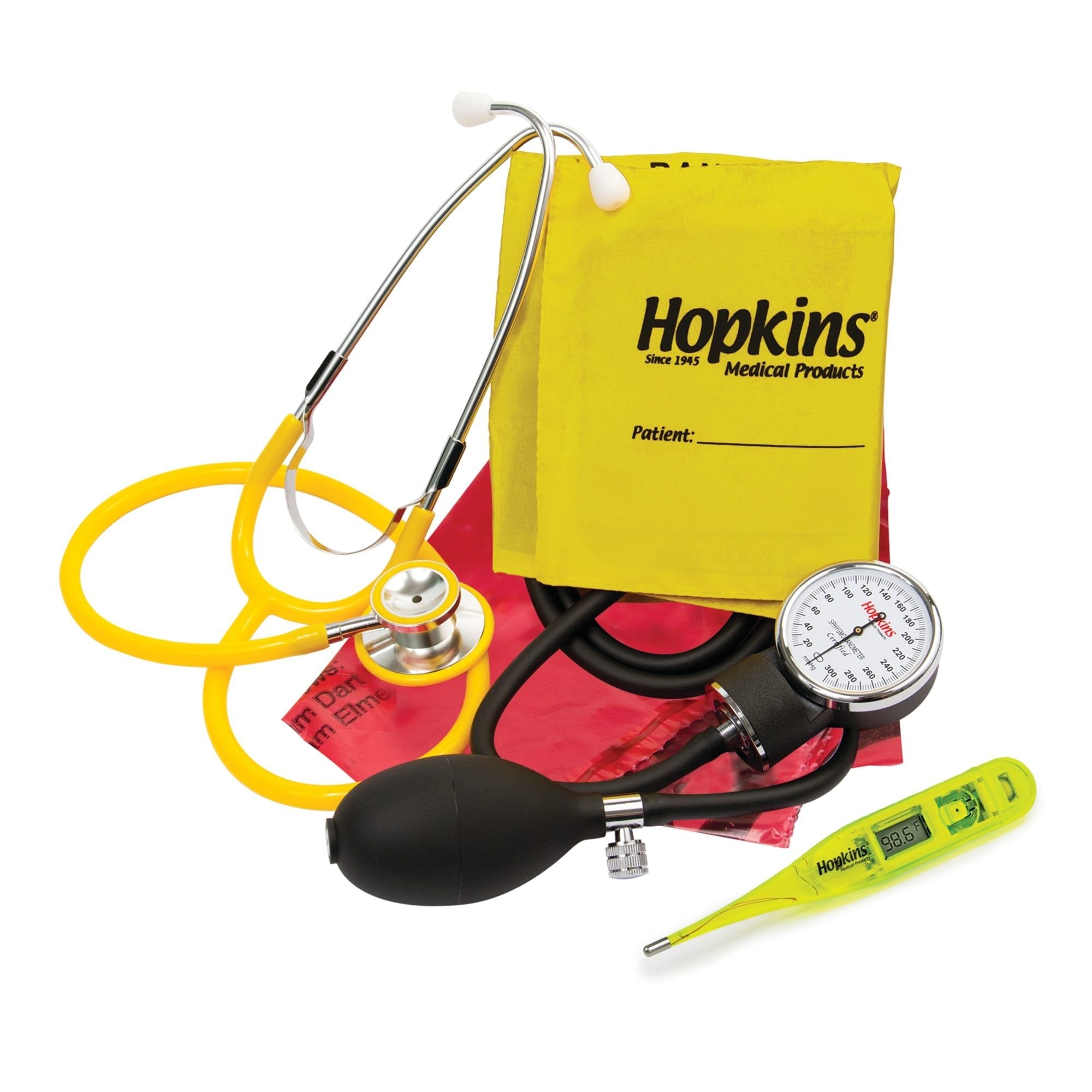 ISO Vital Signs Kit Aneroid Sphygmomanometer/Stethoscope (1 Unit)