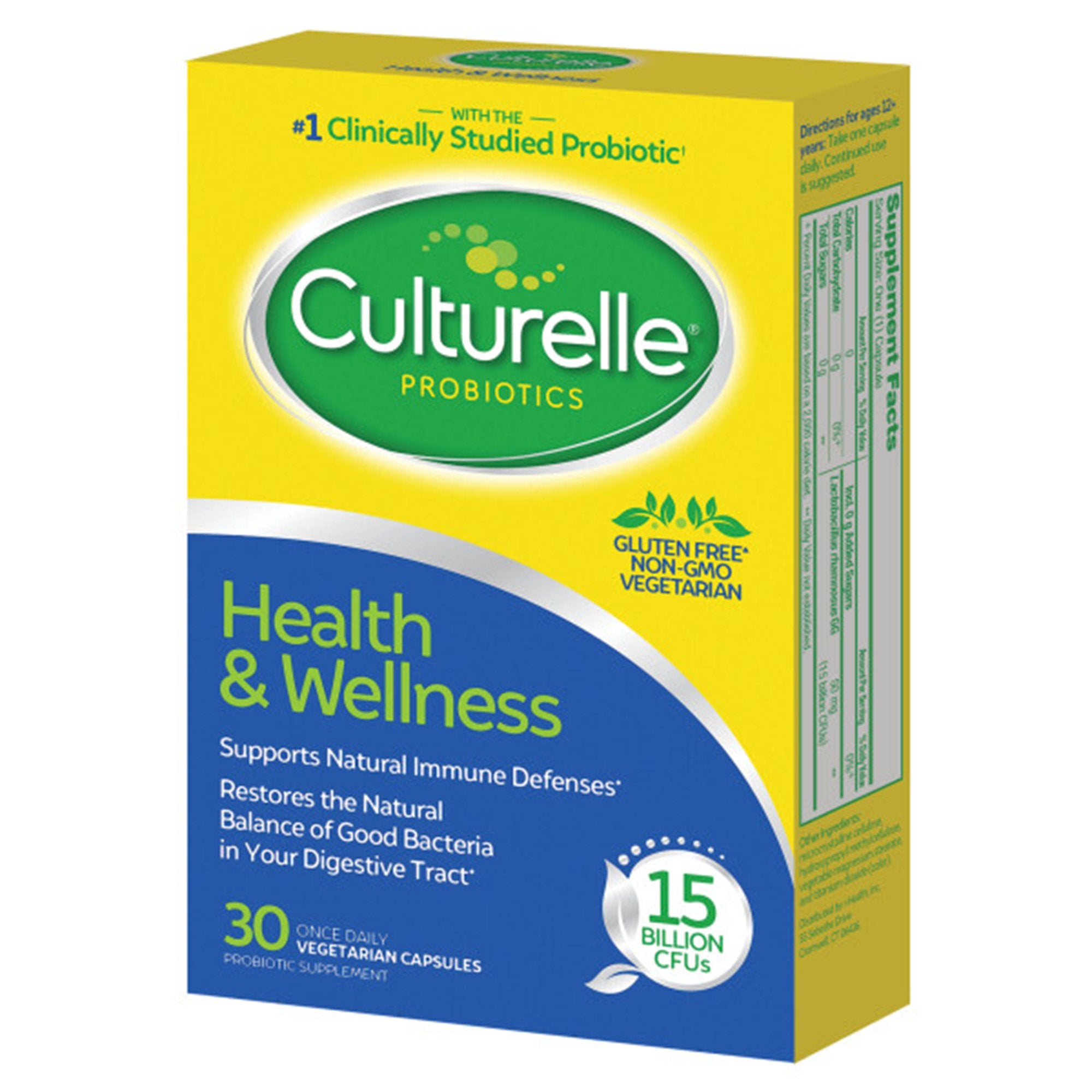 Probiotic Dietary Supplement Culturelle® 30 per Box Capsule - image 3