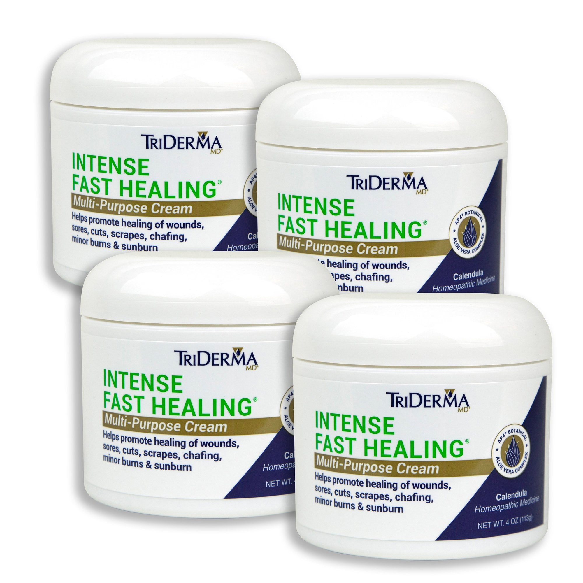 Hand and Body Moisturizer TriDerma® MD Intense Fast Healing 4 oz. Jar Unscented Cream - image 6