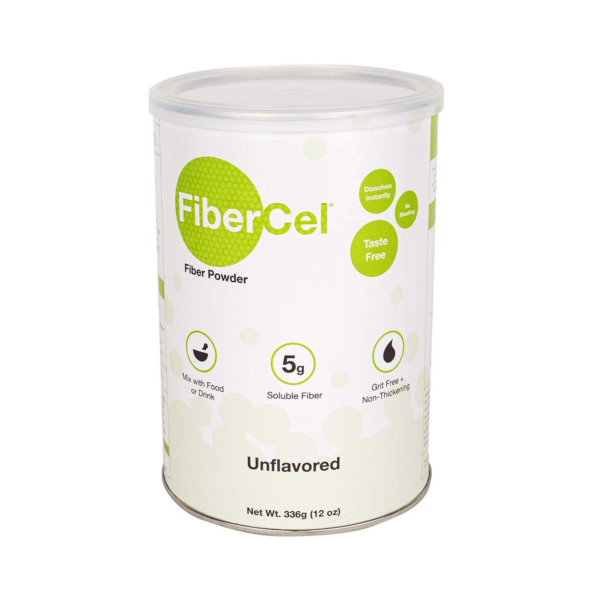 Oral Supplement FiberCel® Unflavored Powder 12 oz. Can