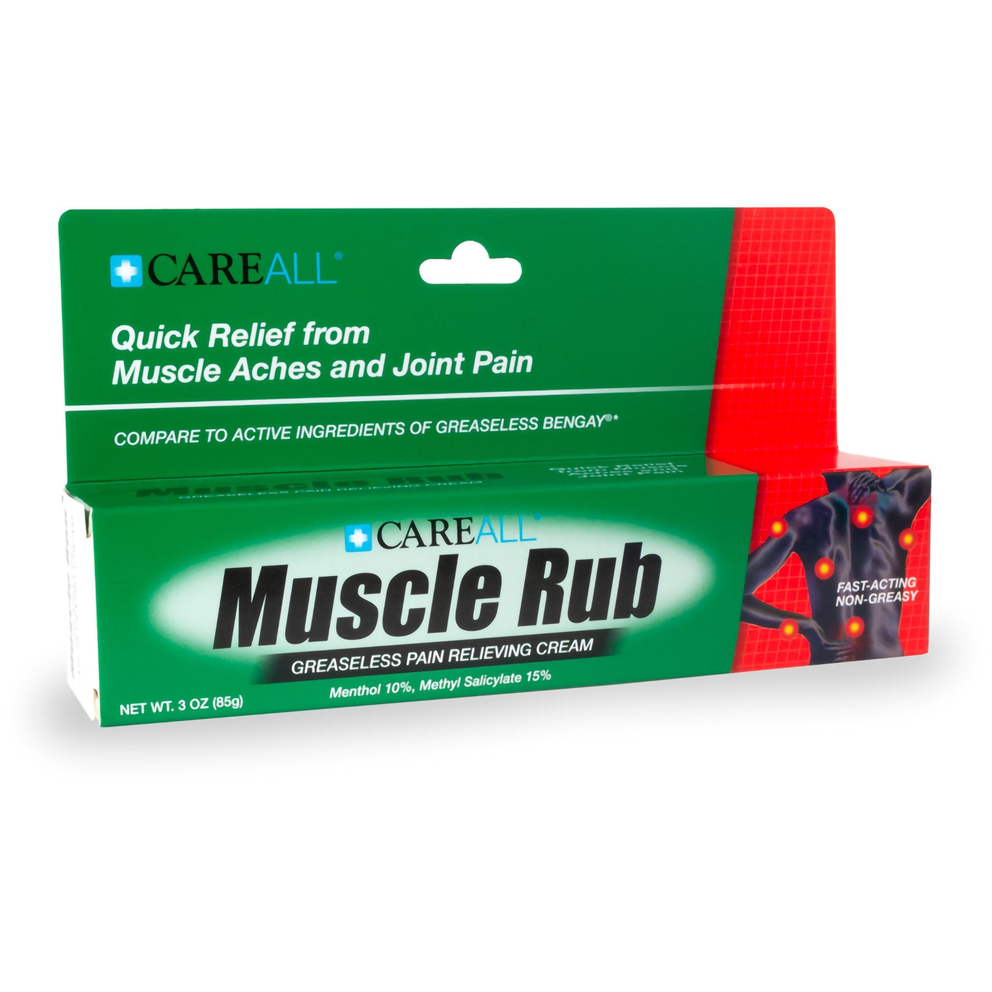 Topical Pain Relief CareAll® 10% - 15% Strength Menthol / Methyl Salicylate Ointment 3 oz. - image 3