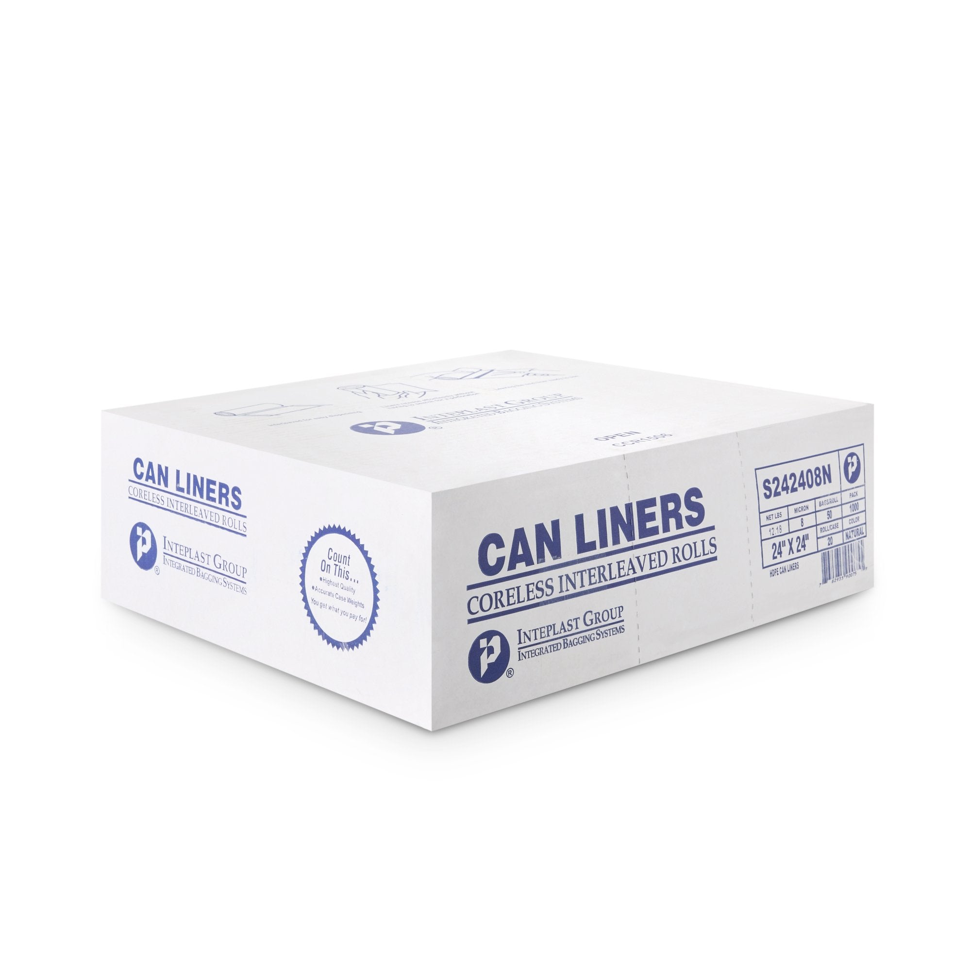 McKesson Light Duty Clear Trash Bag, 10 gal, 8 Mic (1000 Units)