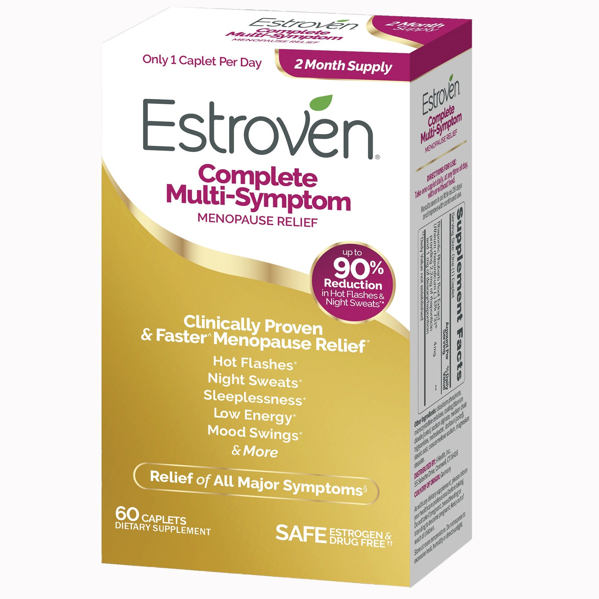 Estroven® Once Daily Complete Multi-Symptom Menopause Relief Caplets