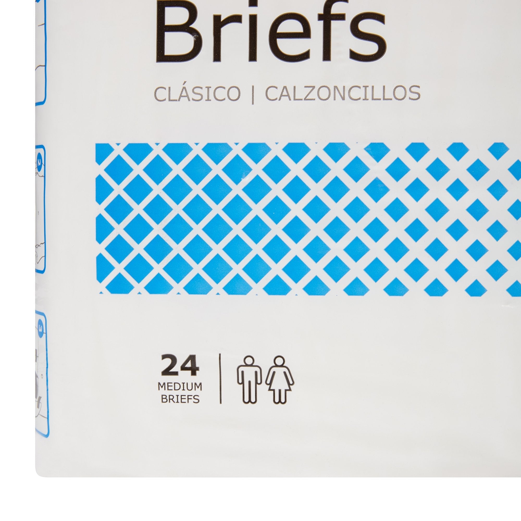 McKesson Classic Light Absorbency Incontinence Brief, Medium (24 Units)