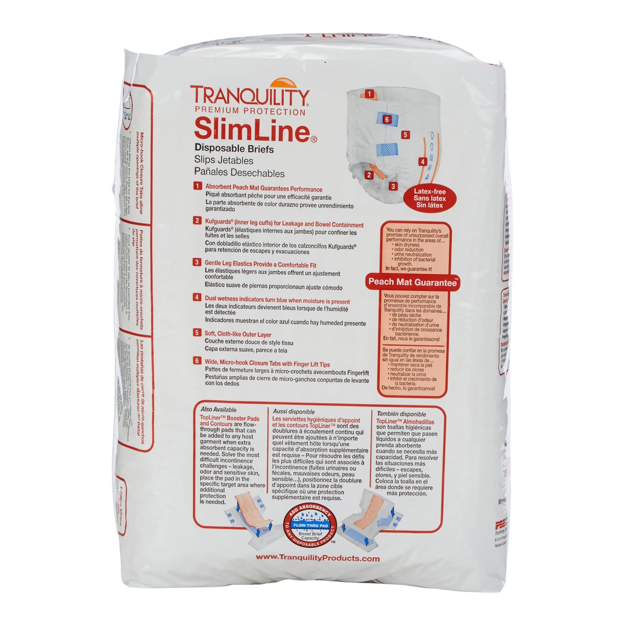 Tranquility® SlimLine® Small Incontinence Briefs - Heavy Absorbency (10 Pack)