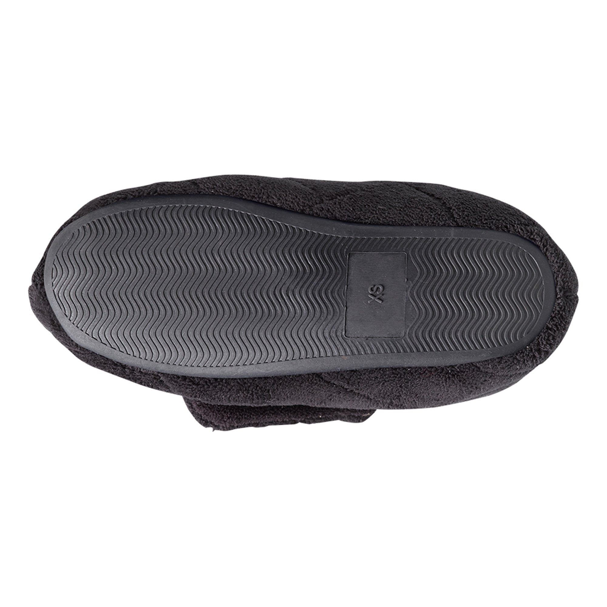Silverts® Women's Extra Wide Swollen Feet Slippers, Black, Medium (1 Unit)