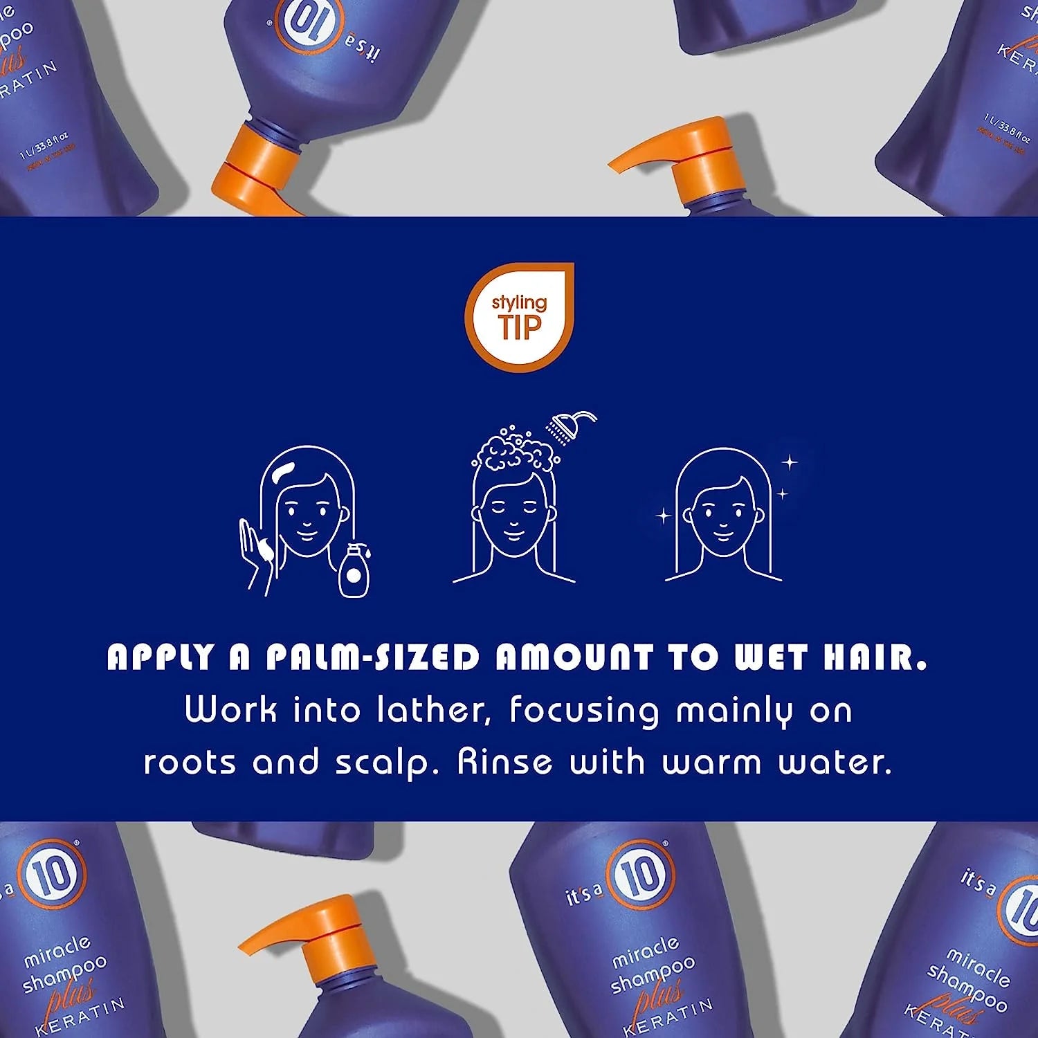 It'S a 10 Miracle Shampoo plus Keratin - 33.8Oz