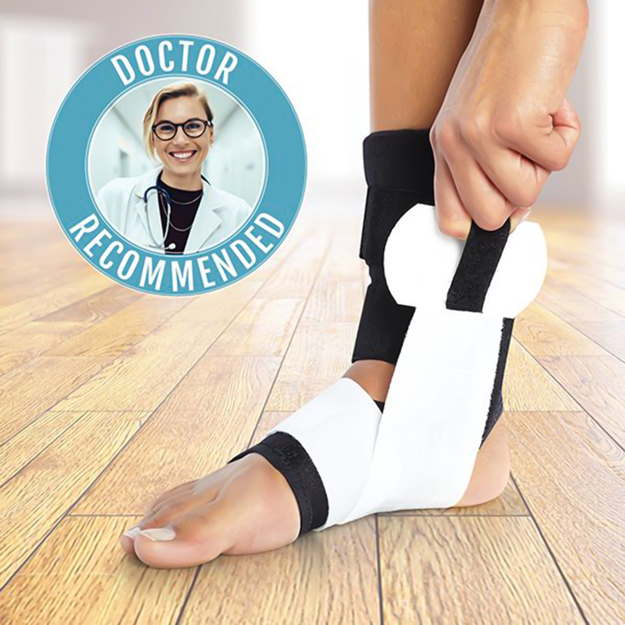 Ankle Support BioSkin® TRILOK™ Medium Hook and Loop Strap Closure Left / Right Foot - image 5
