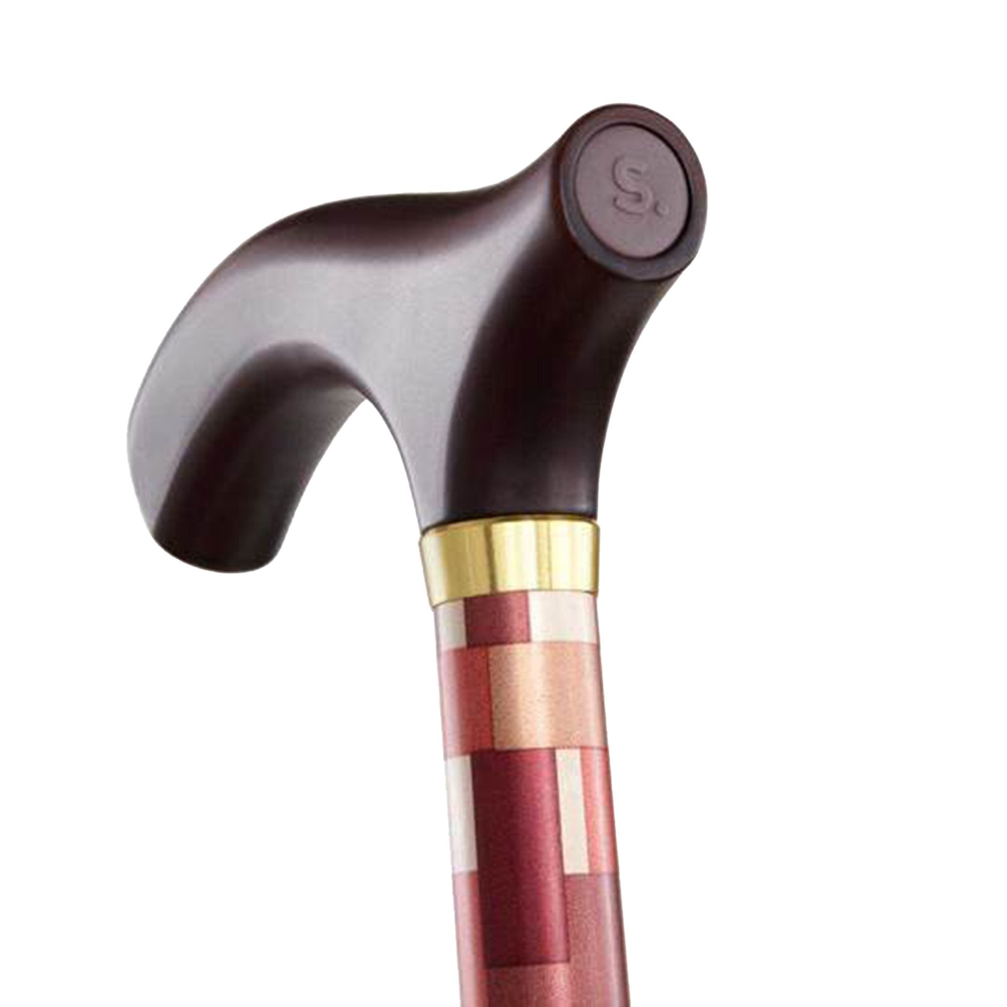 Folding Cane Switch Sticks® Aluminum 32 to 37 Inch Height Maple - image 3
