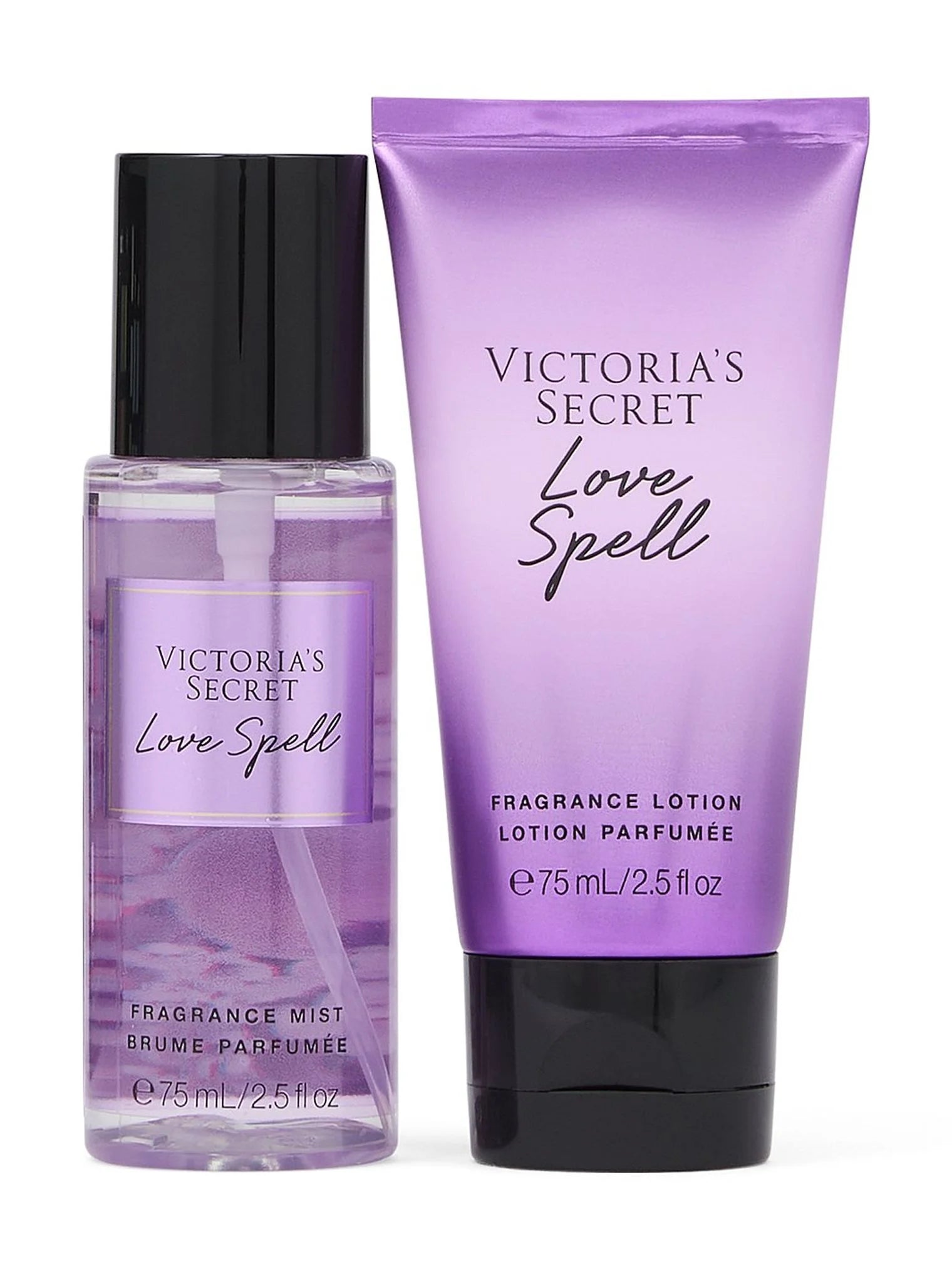Victoria'S Secret Love Spell Mini Fragrance Duo Gift Set, Notes of Cherry Blossom and Fresh Peach, Gift Set for Women