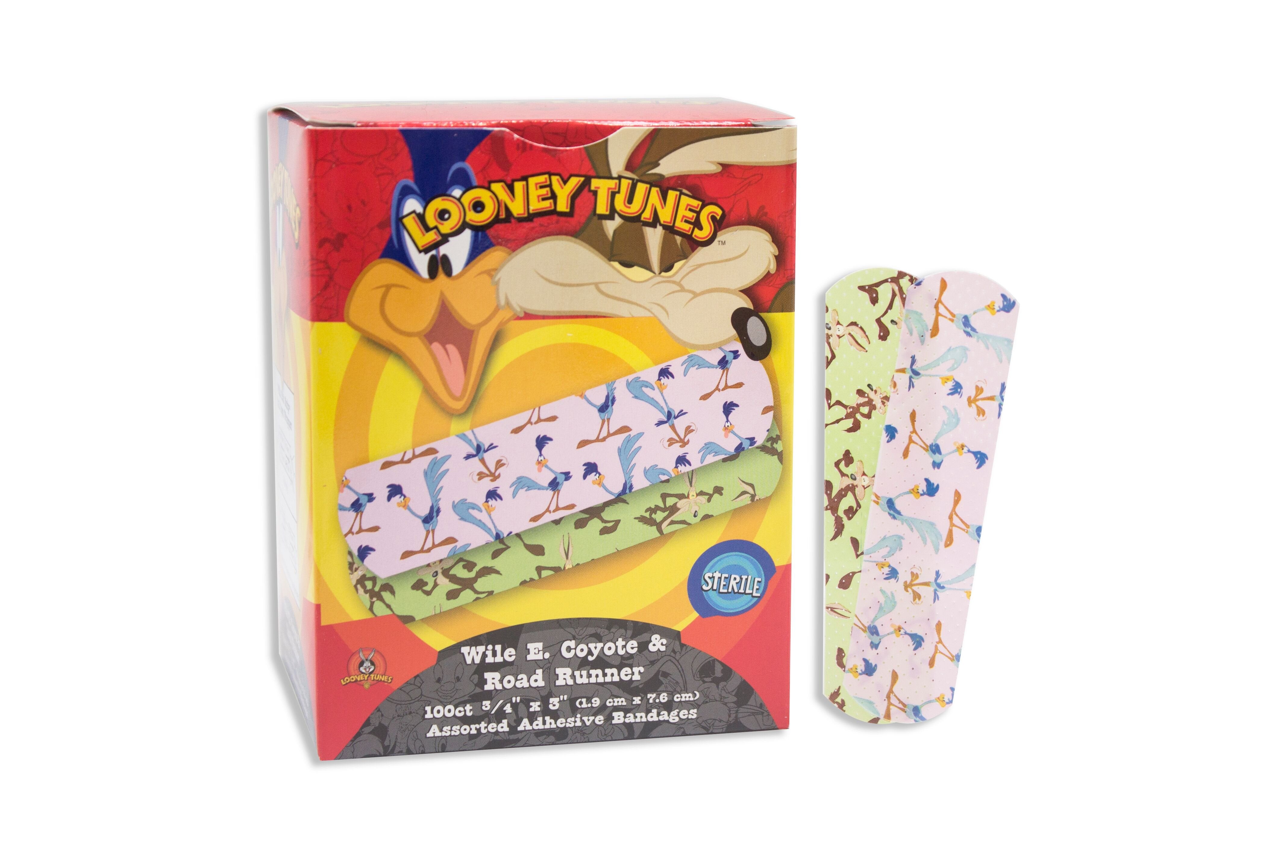 Adhesive Strip Looney Tunes™ Stat Strip® Plastic Kid Design (Looney Tunes Wile Coyote / Roadrunner) 3/4 X 3 Inch Sterile - image 6